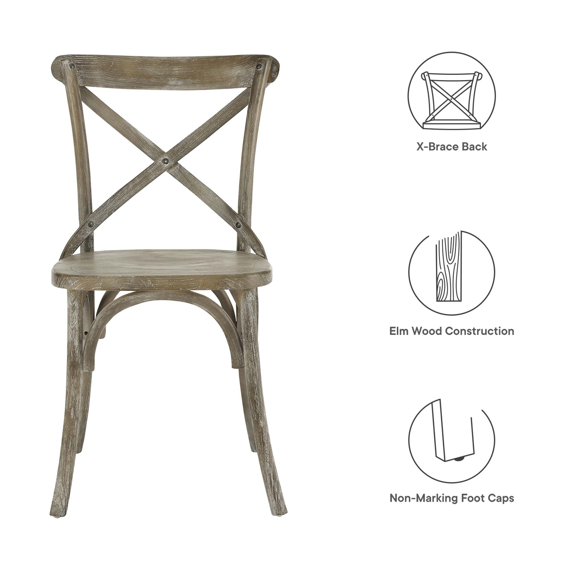 Gear Dining Side Chair, Gray