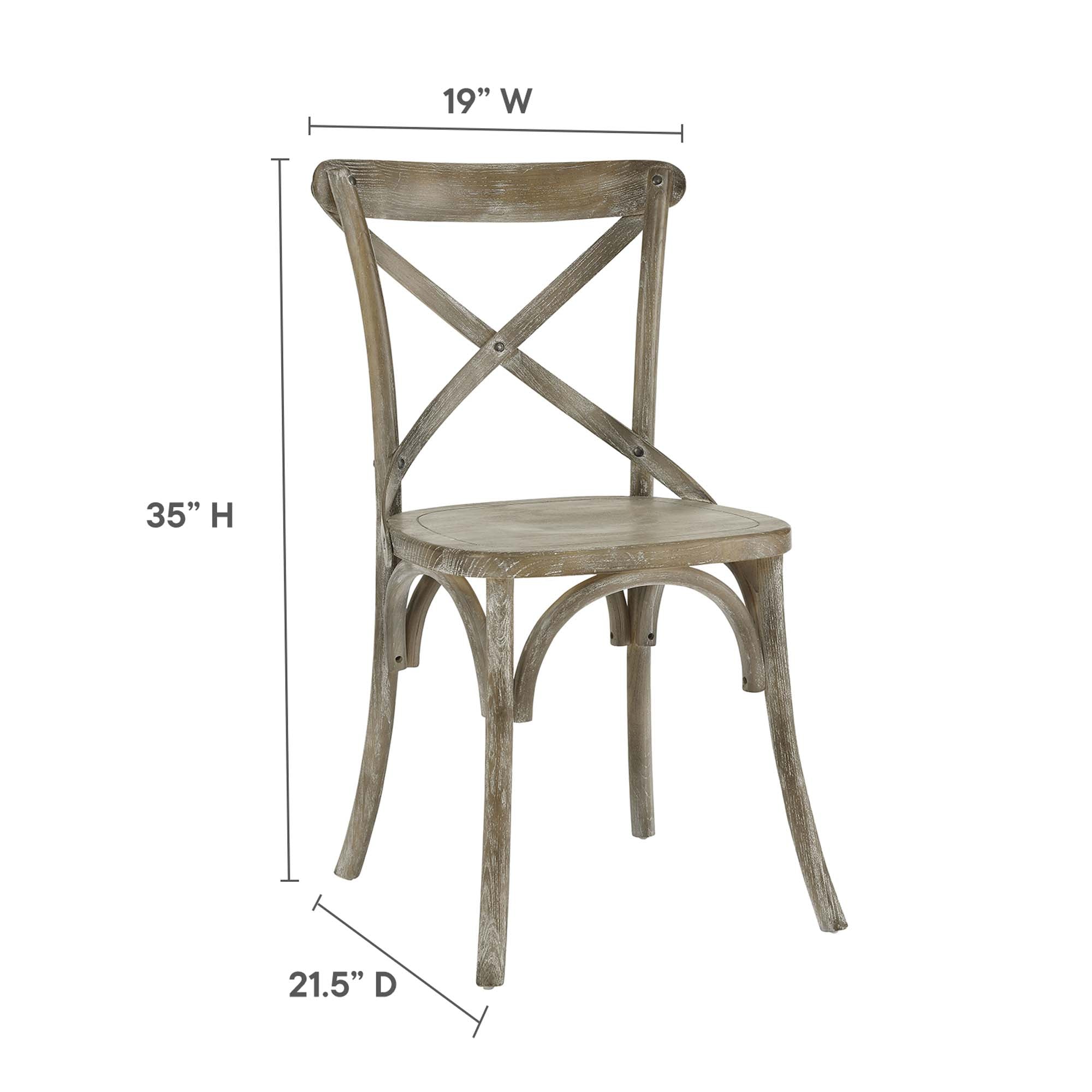 Gear Dining Side Chair, Gray