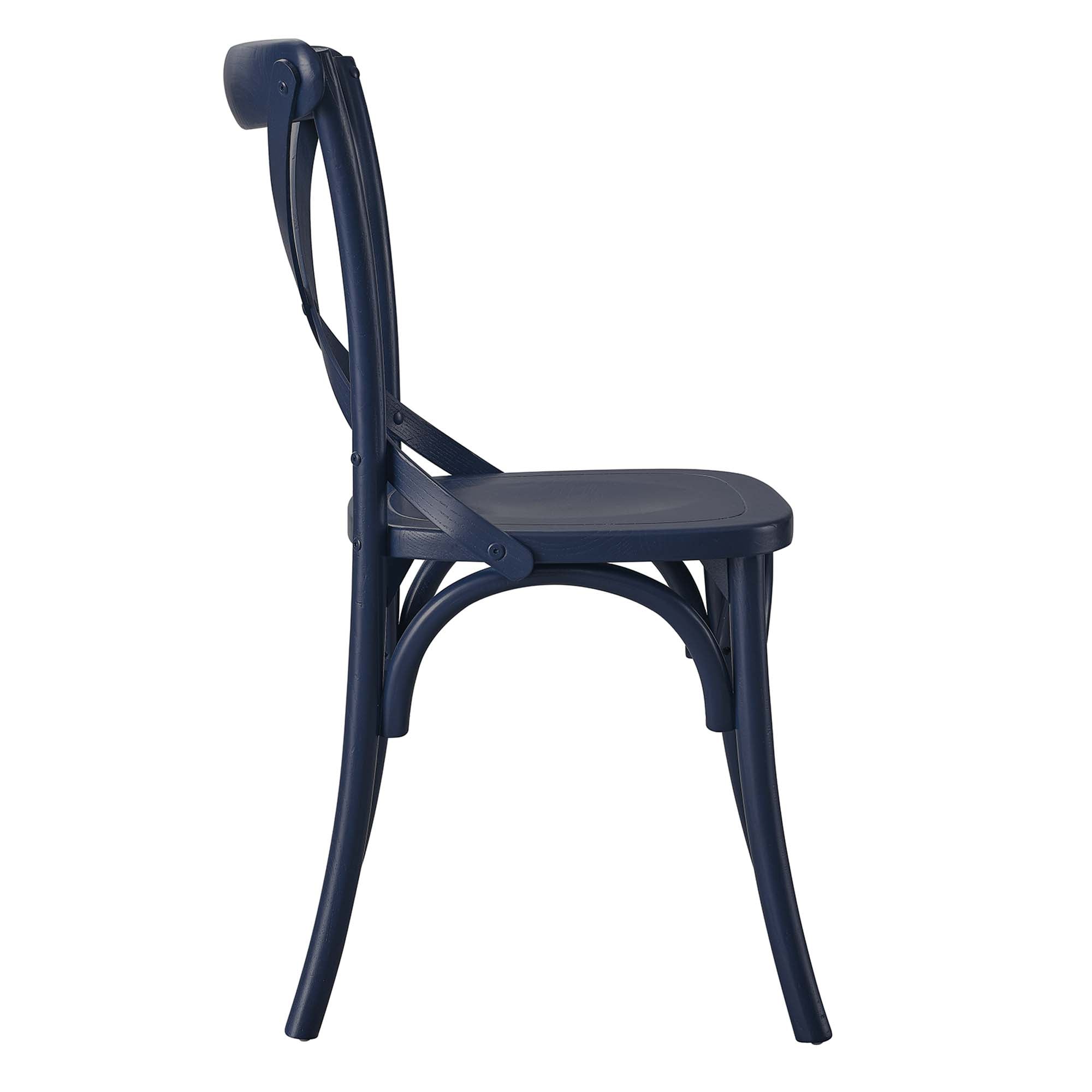 Gear Dining Side Chair, Midnight Blue