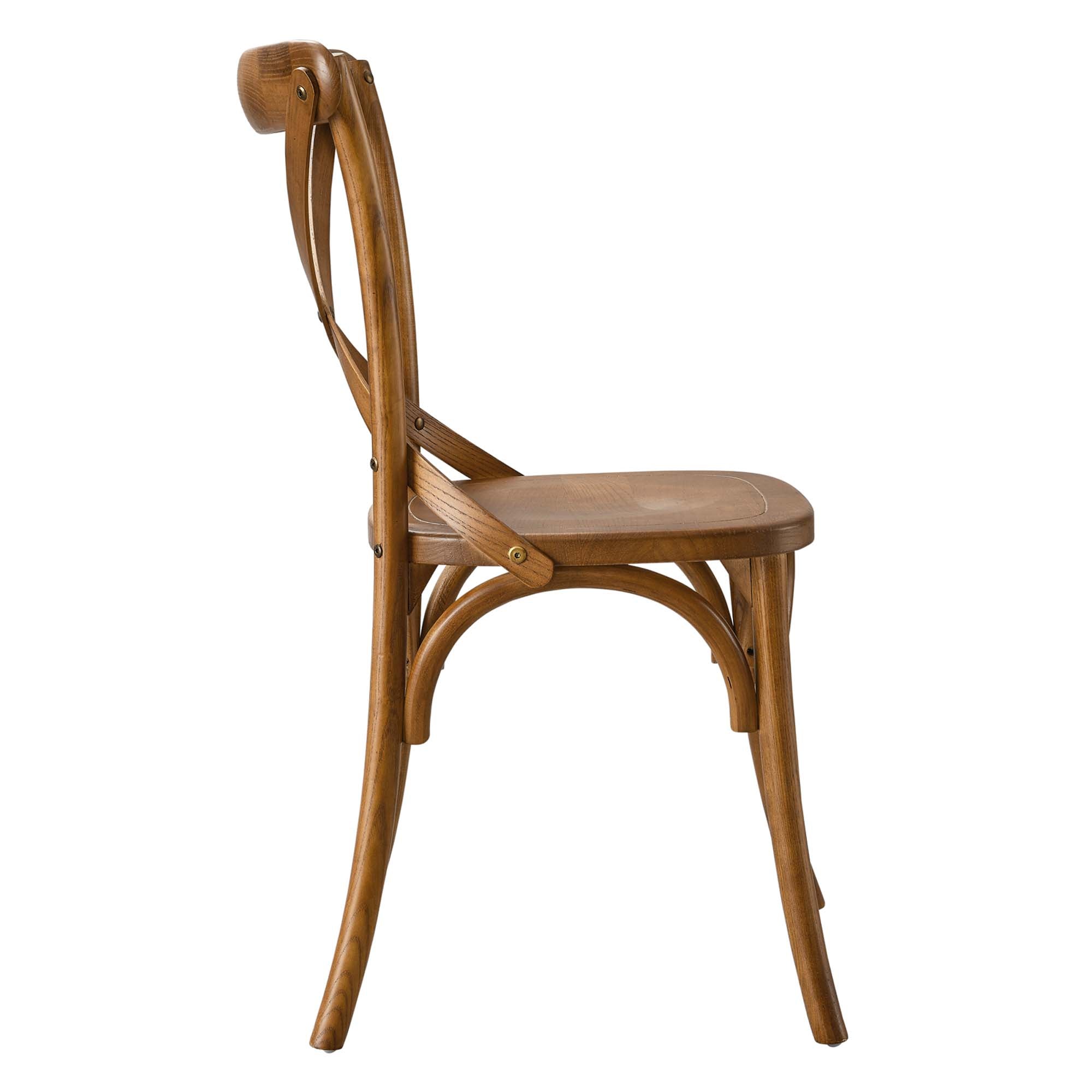 Gear Dining Side Chair, Walnut