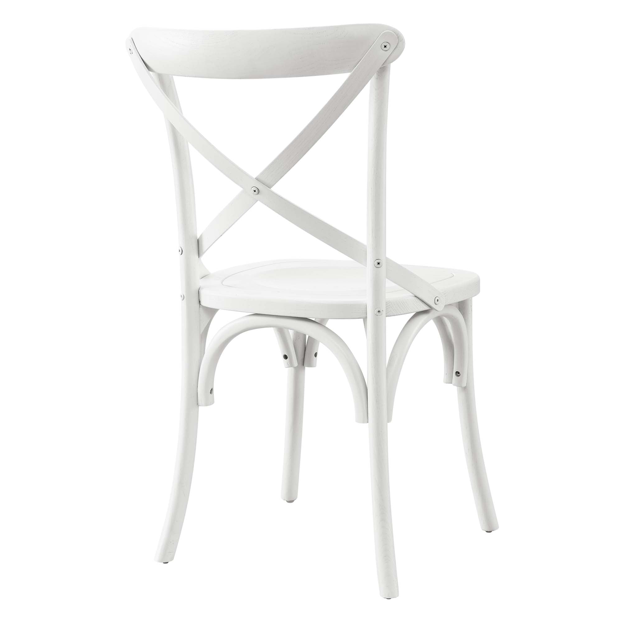 Gear Dining Side Chair, White