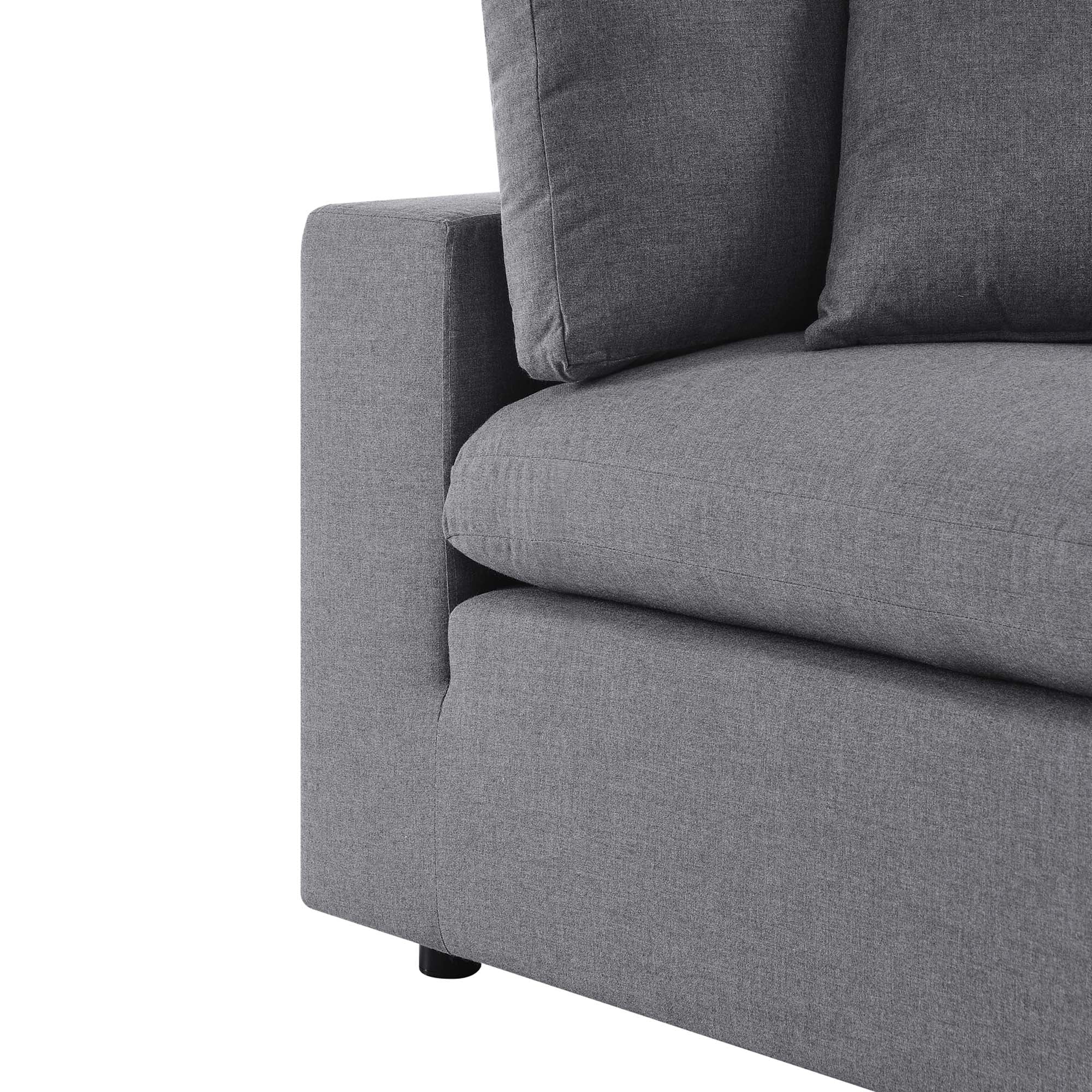 Commix Sunbrella® Outdoor Patio Loveseat, Gray
