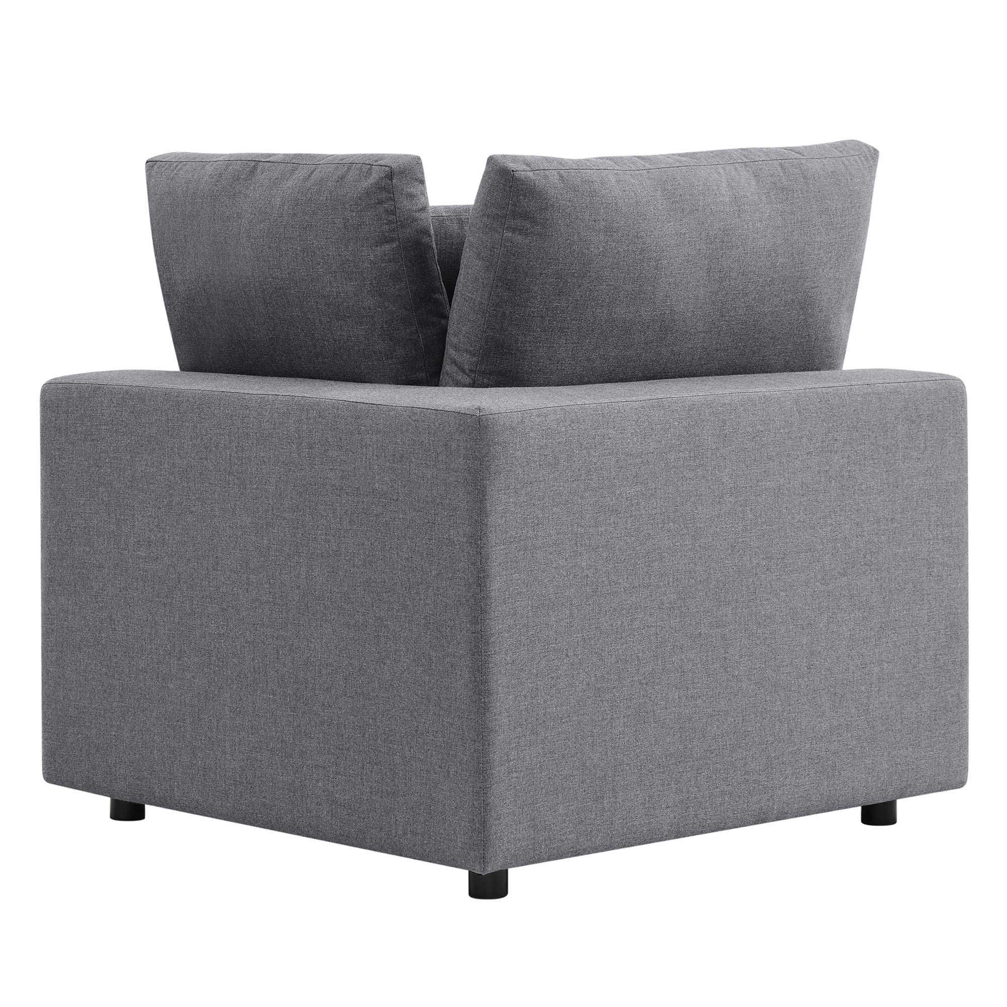 Commix Sunbrella® Outdoor Patio Loveseat, Gray