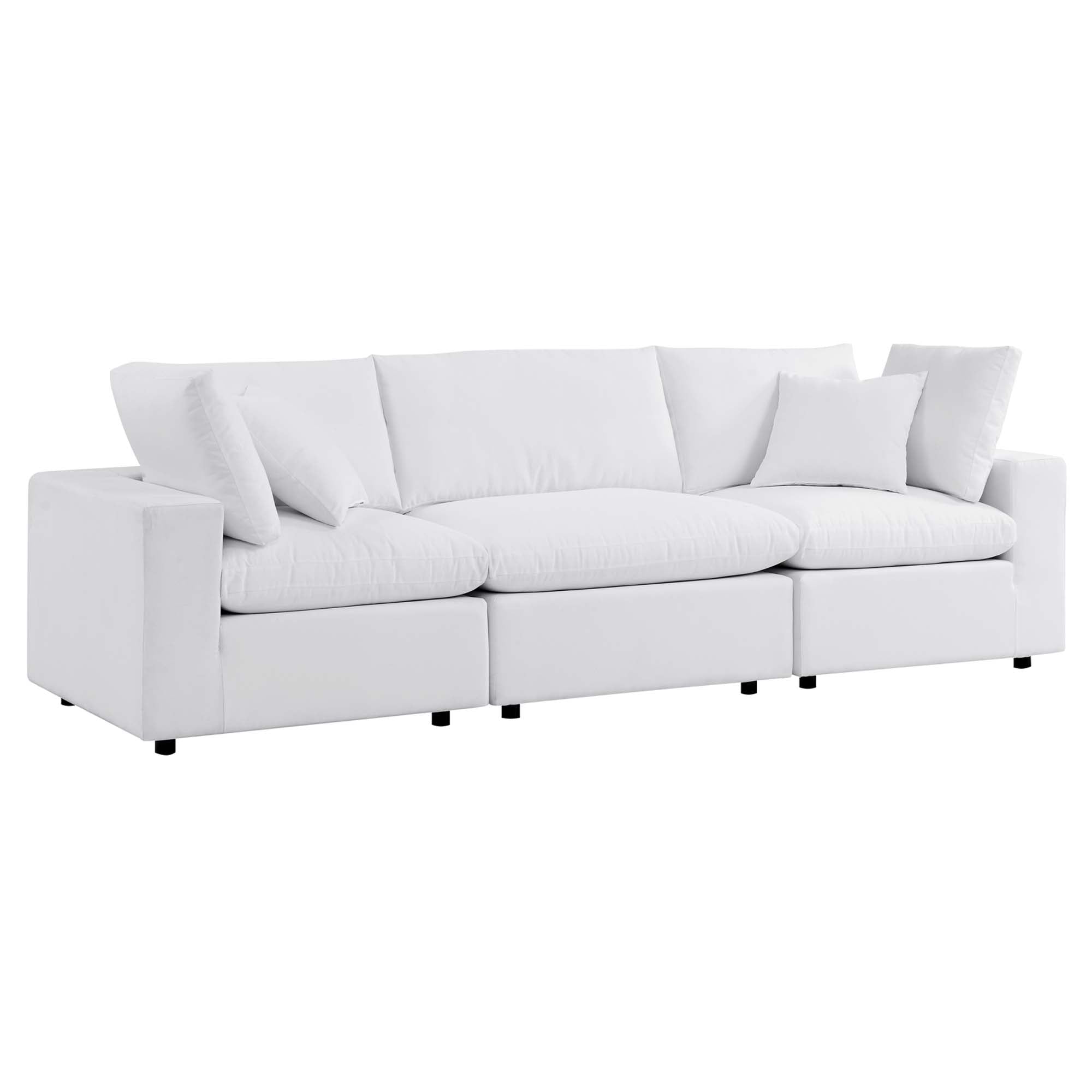 Commix Sunbrella® Outdoor Patio Sofa, White