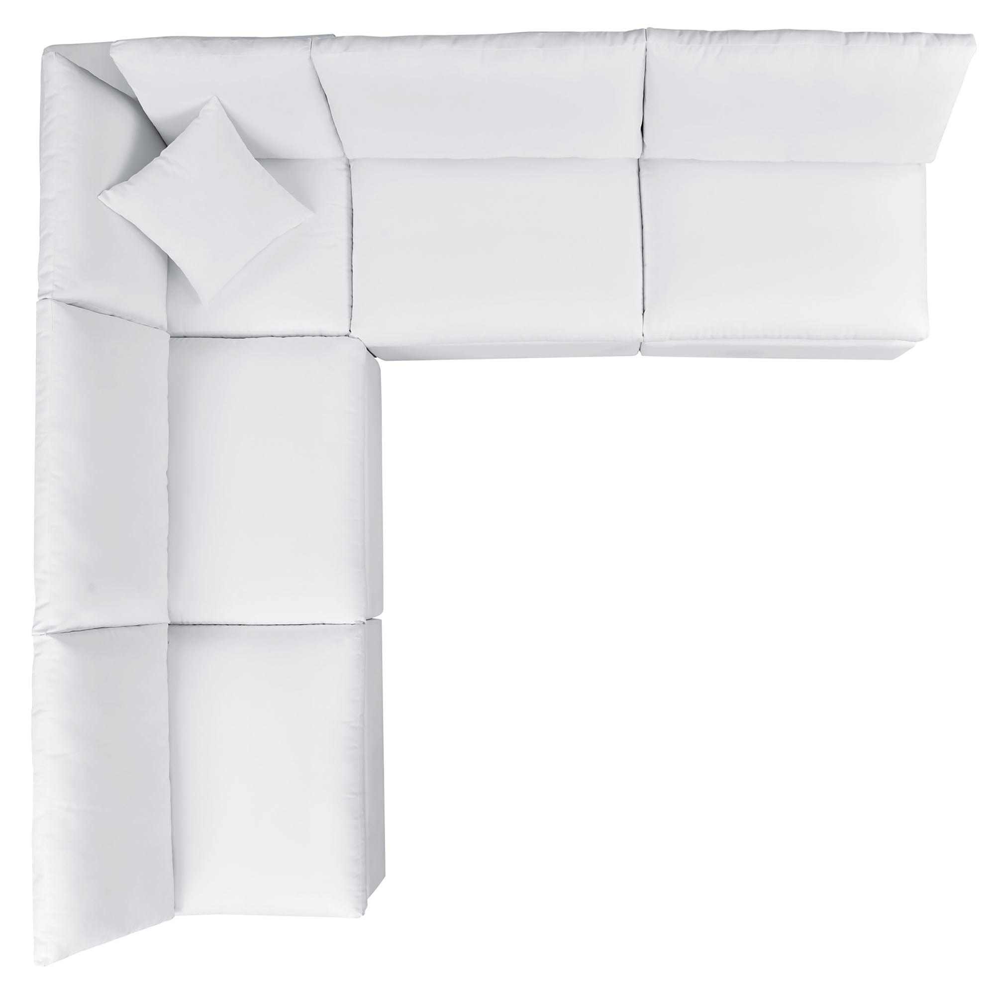 Commix 5-Piece Sunbrella® Outdoor Patio Sectional Sofa, White