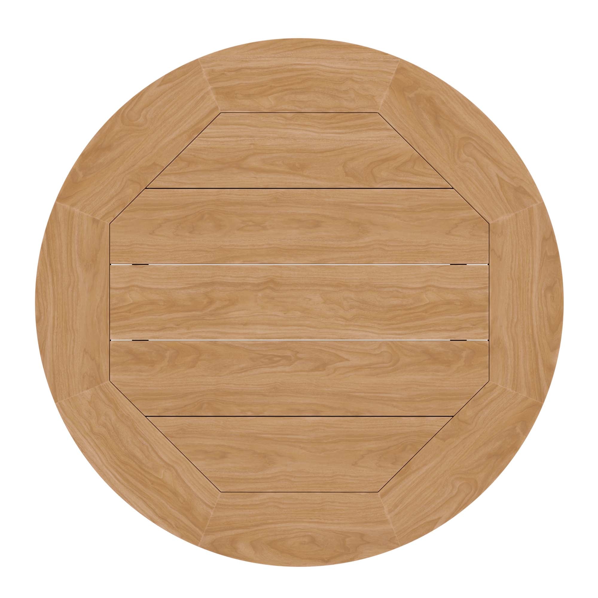 Brisbane Teak Wood Outdoor Patio Coffee Table, Natural