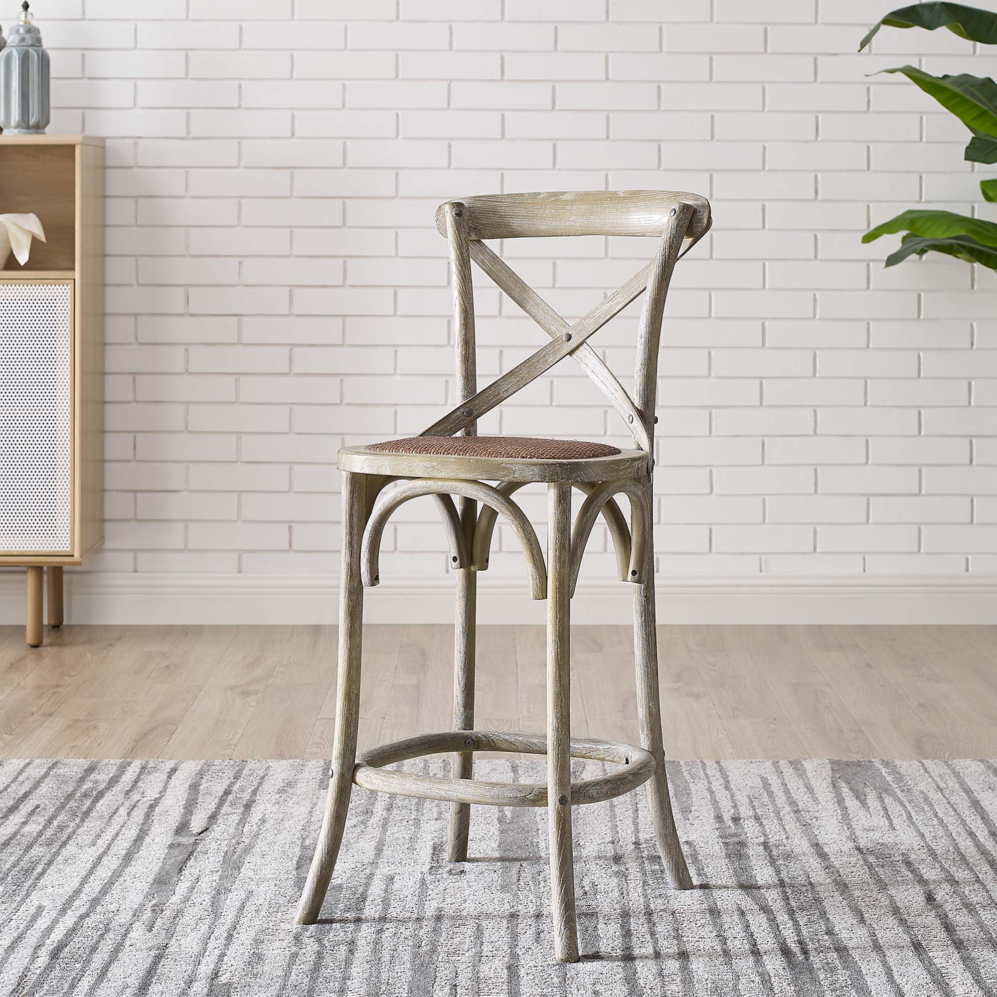 Gear Counter Stool, Gray