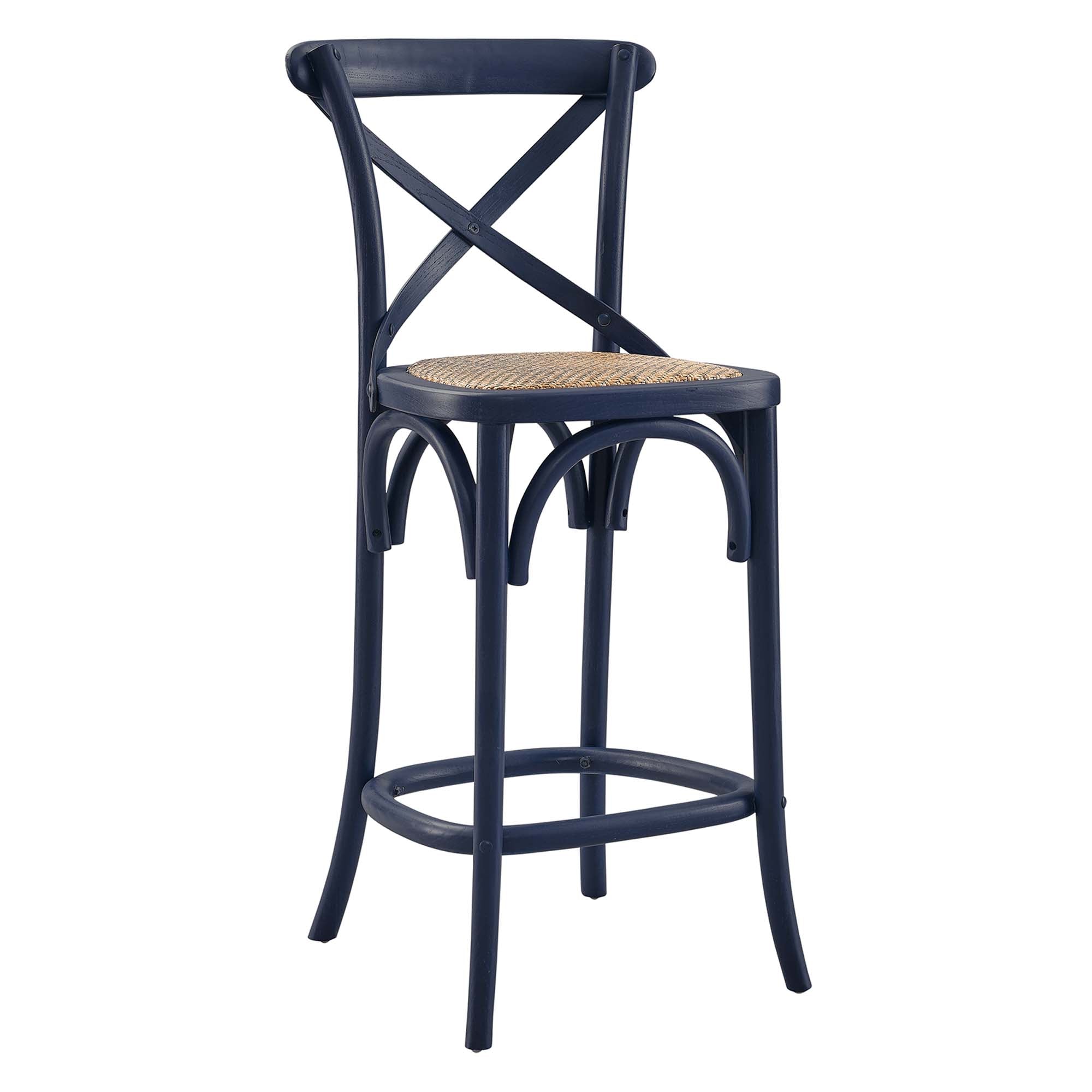 Gear Counter Stool, Midnight Blue