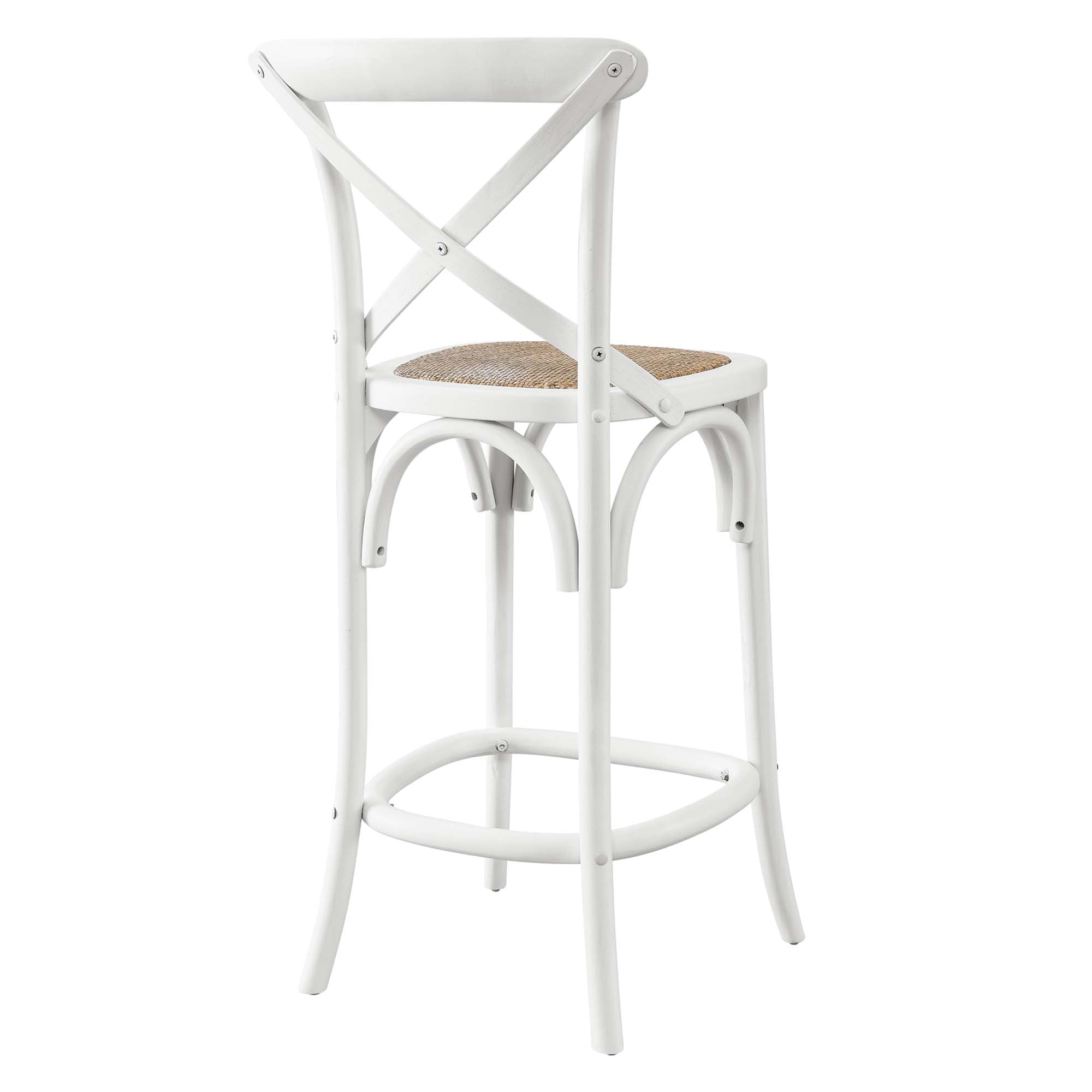 Gear Counter Stool, White