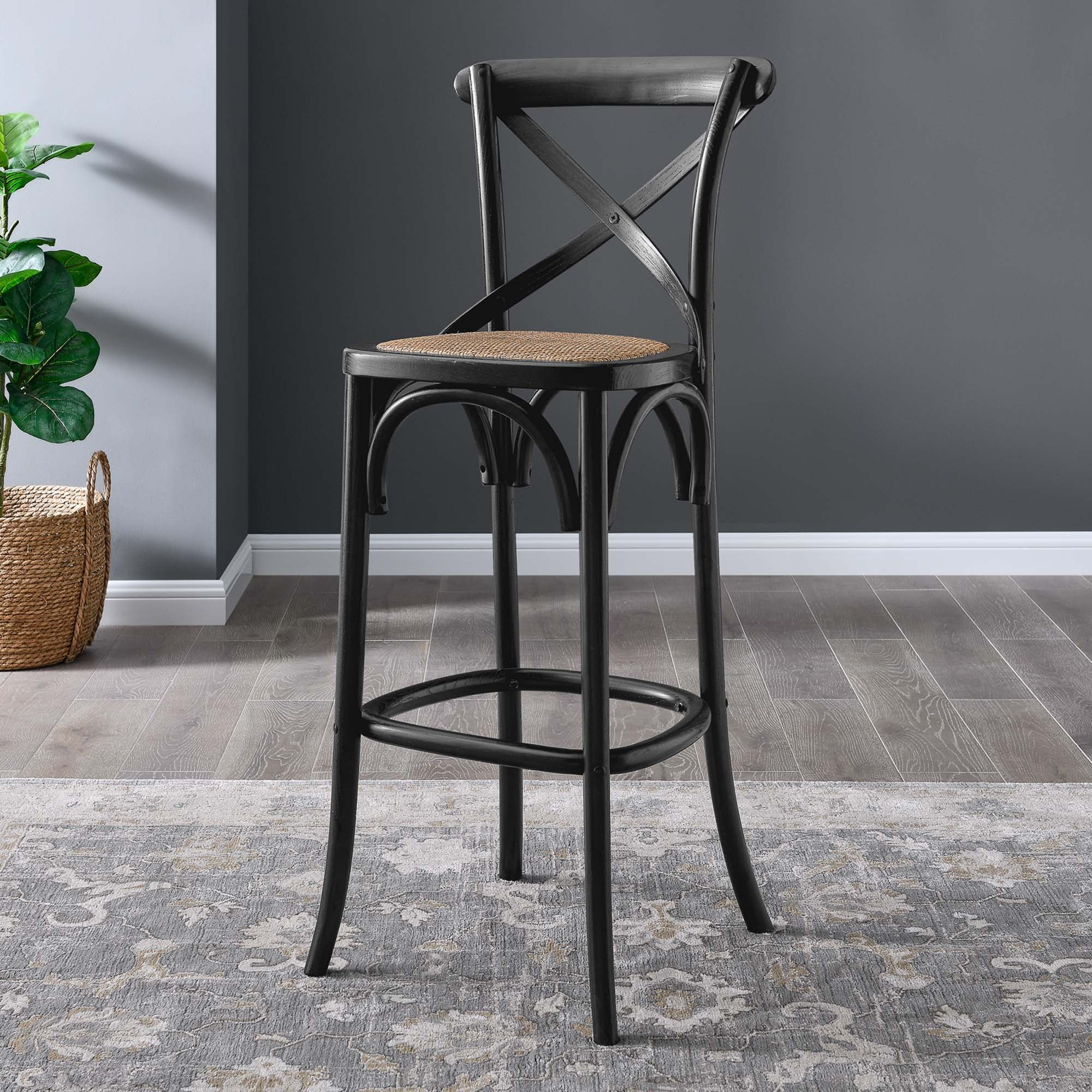Gear Bar Stool, Black