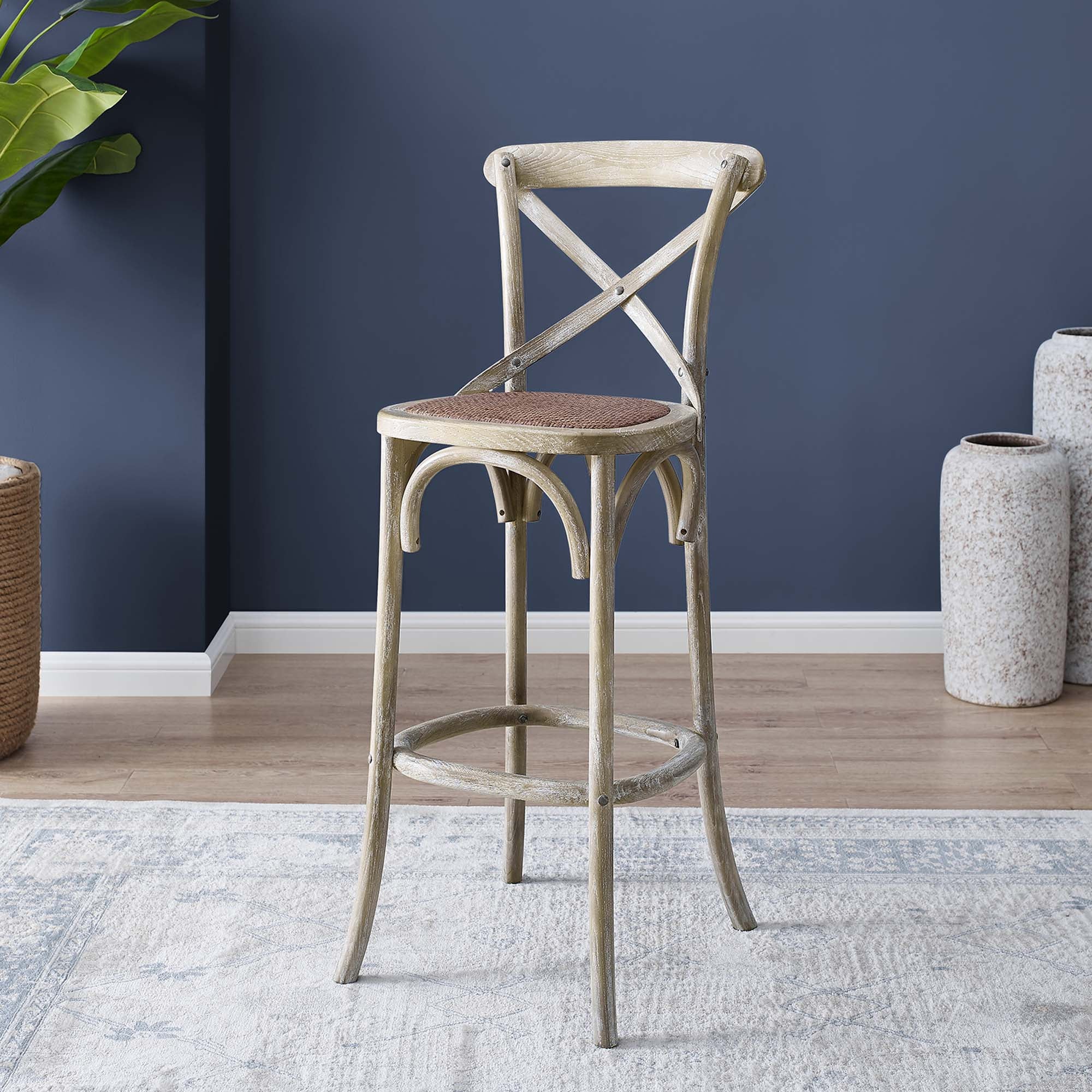 Gear Bar Stool, Gray