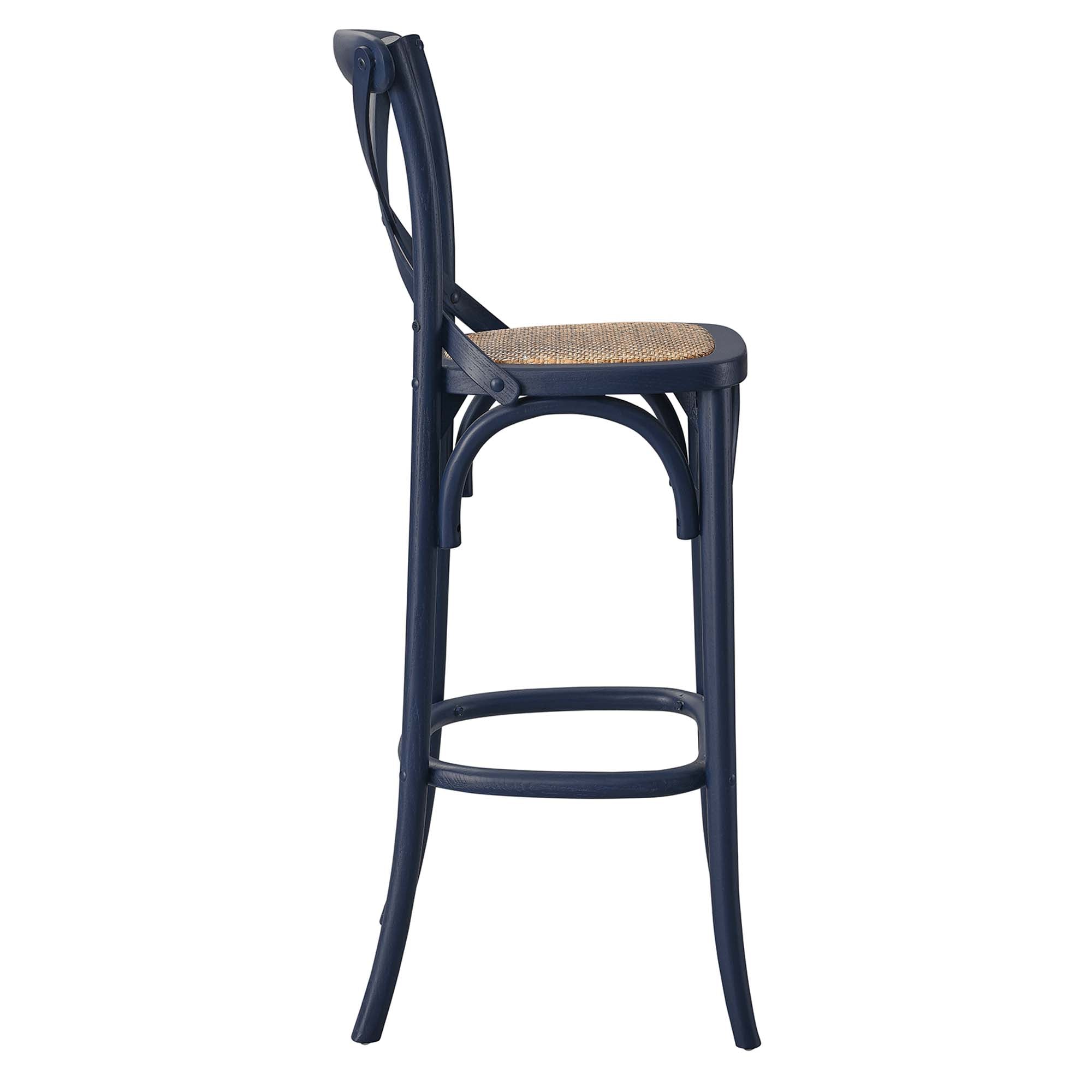 Gear Bar Stool, Midnight Blue