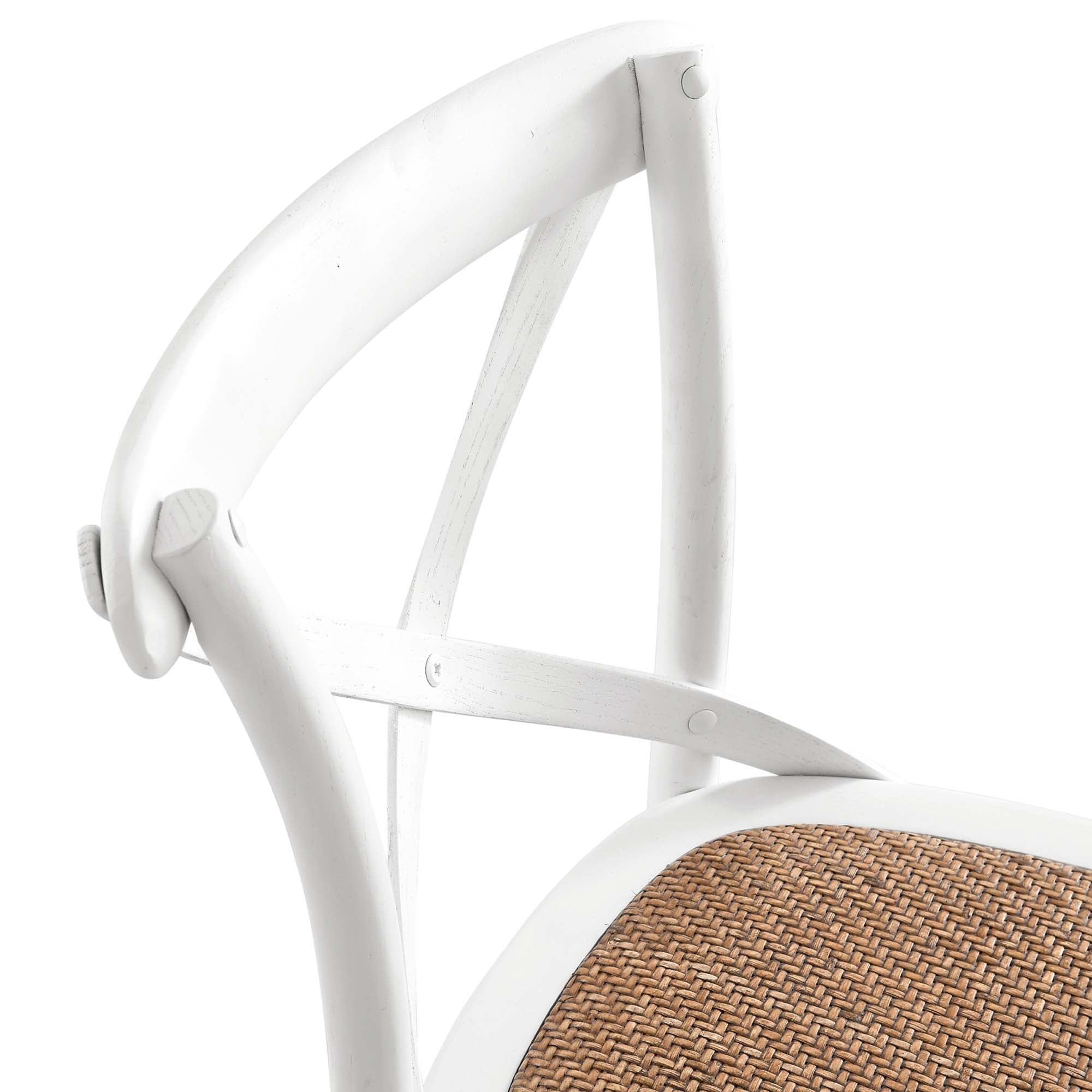 Gear Bar Stool, White
