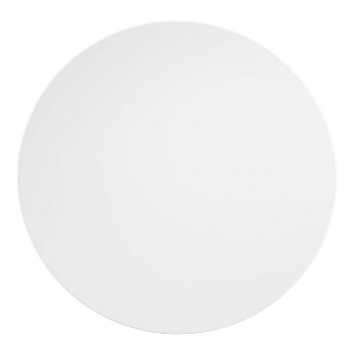 Lippa 20" Round Wood Side Table, White White