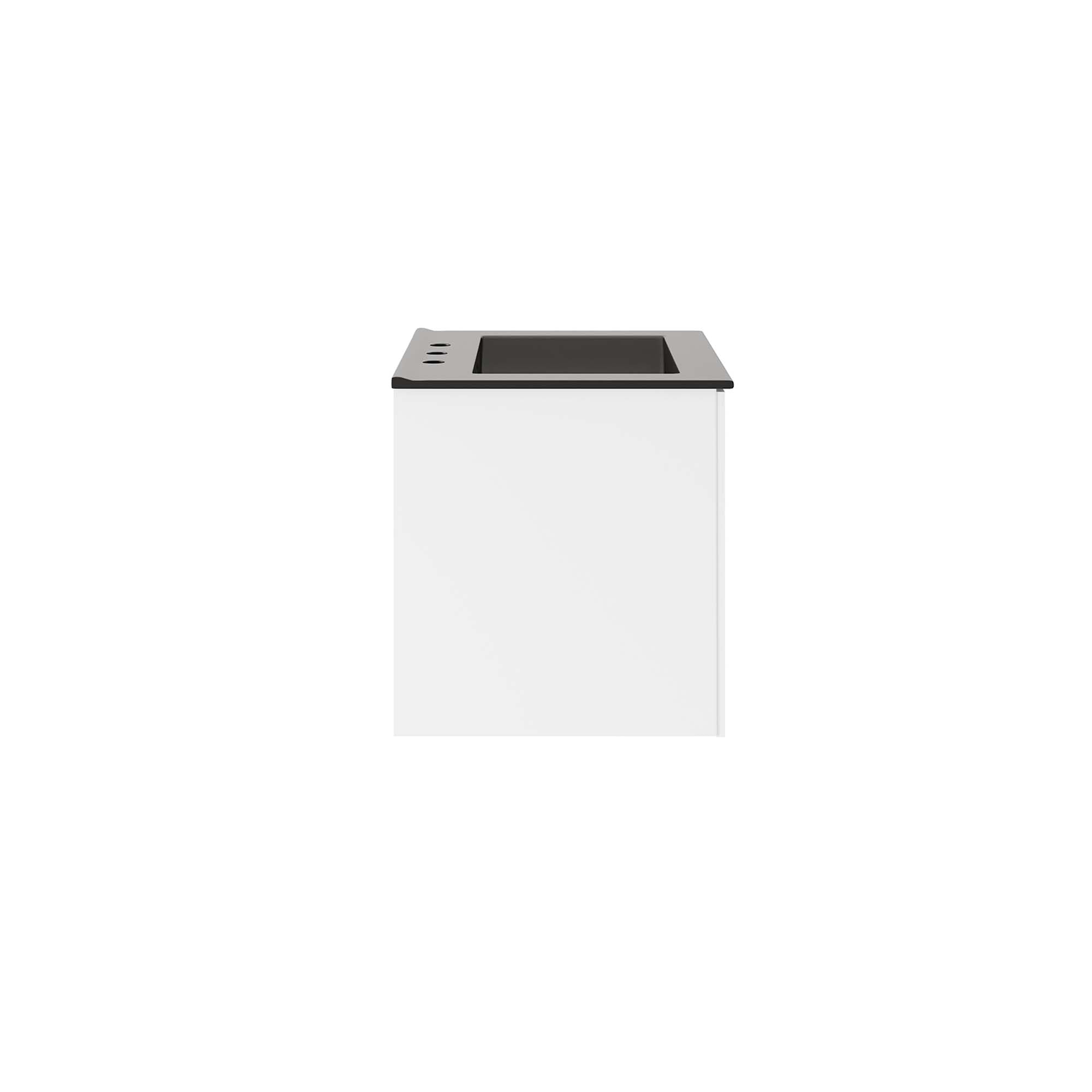 Vitality 24" Bathroom Vanity, White Black