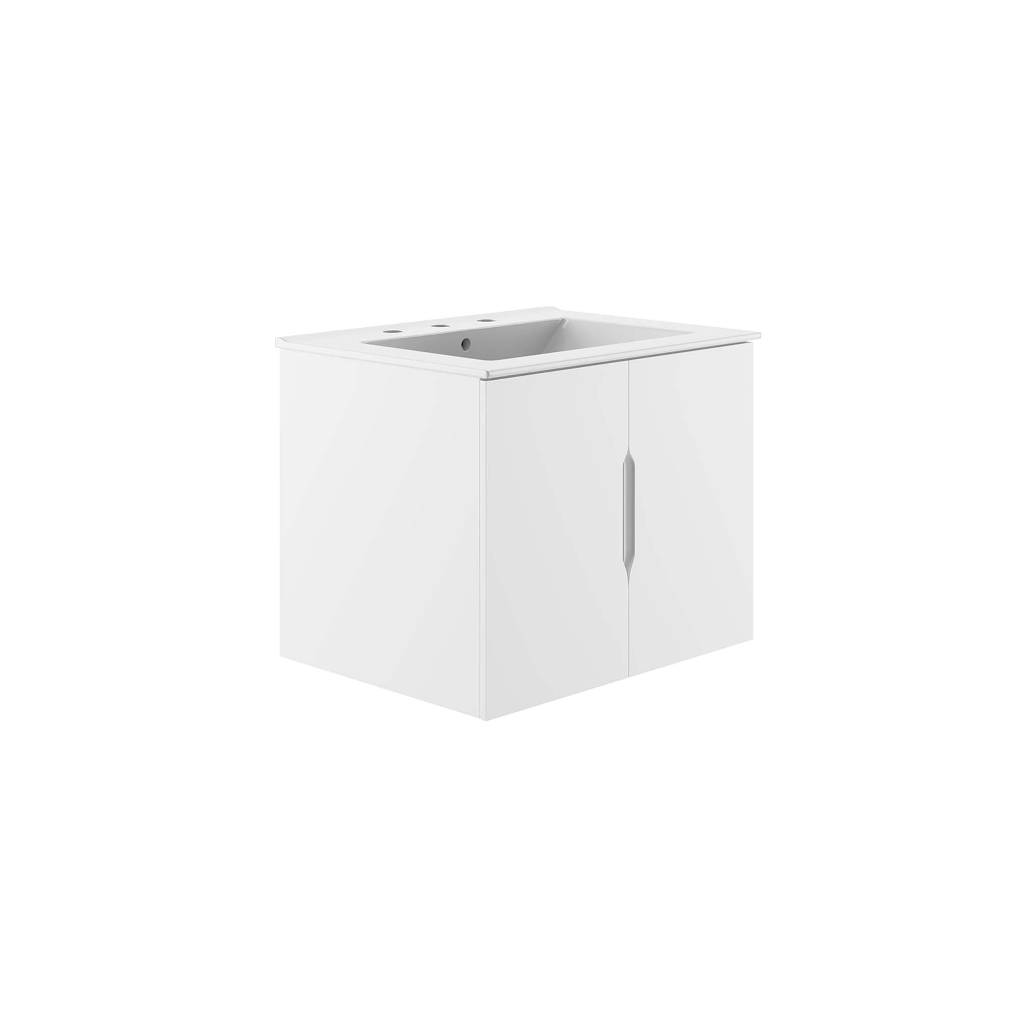 Vitality 24" Bathroom Vanity, White White