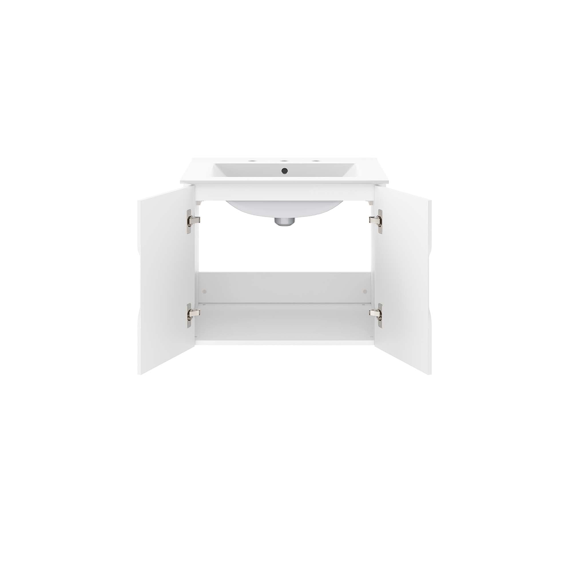 Vitality 24" Bathroom Vanity, White White