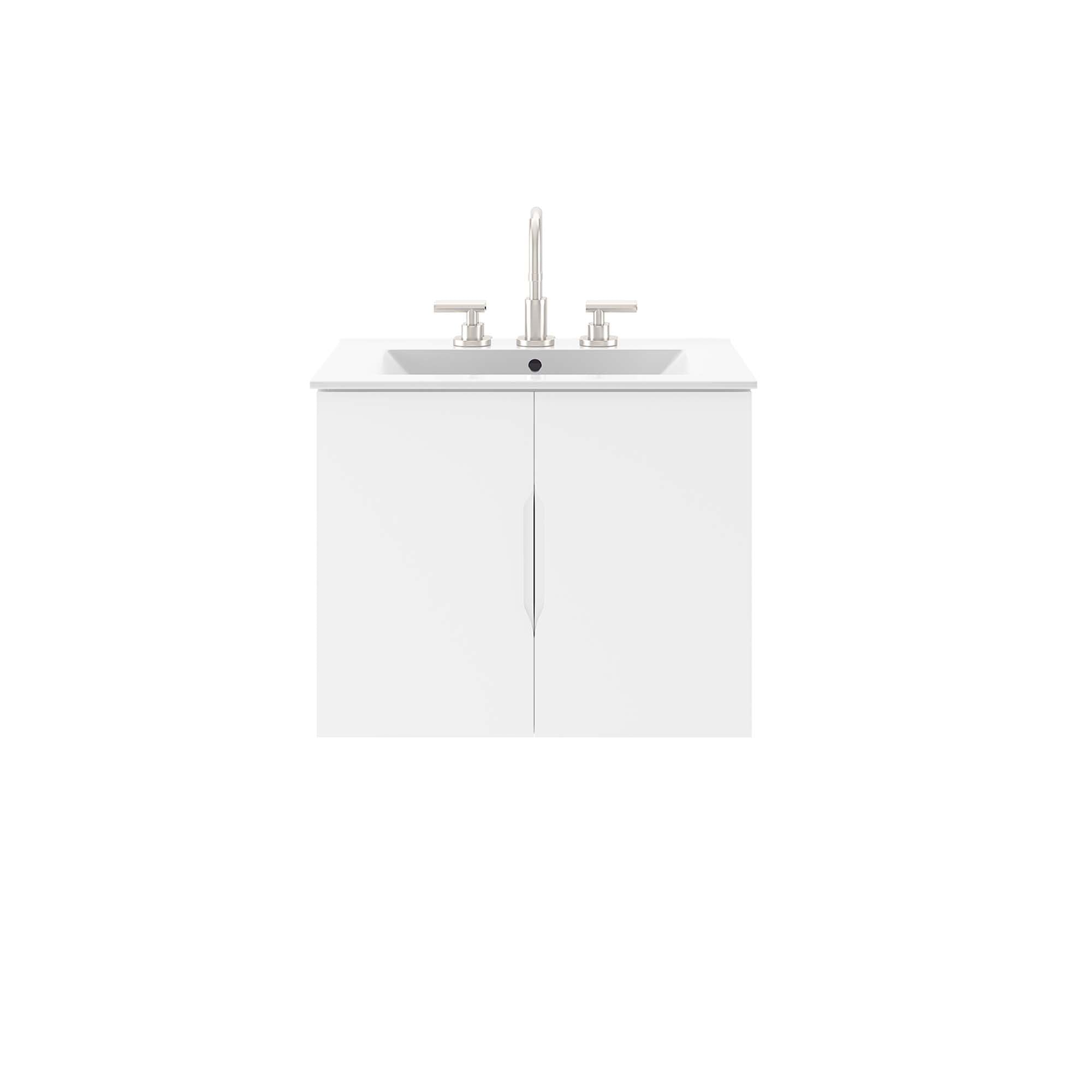 Vitality 24" Bathroom Vanity, White White