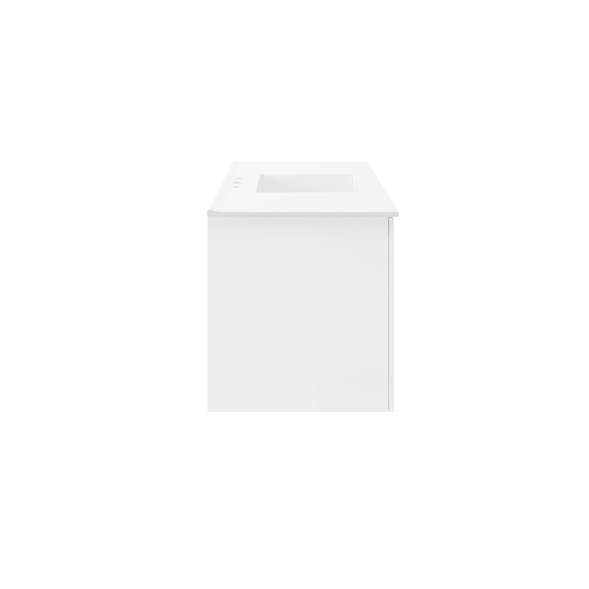 Vitality 48" Single Sink Bathroom Vanity, White White