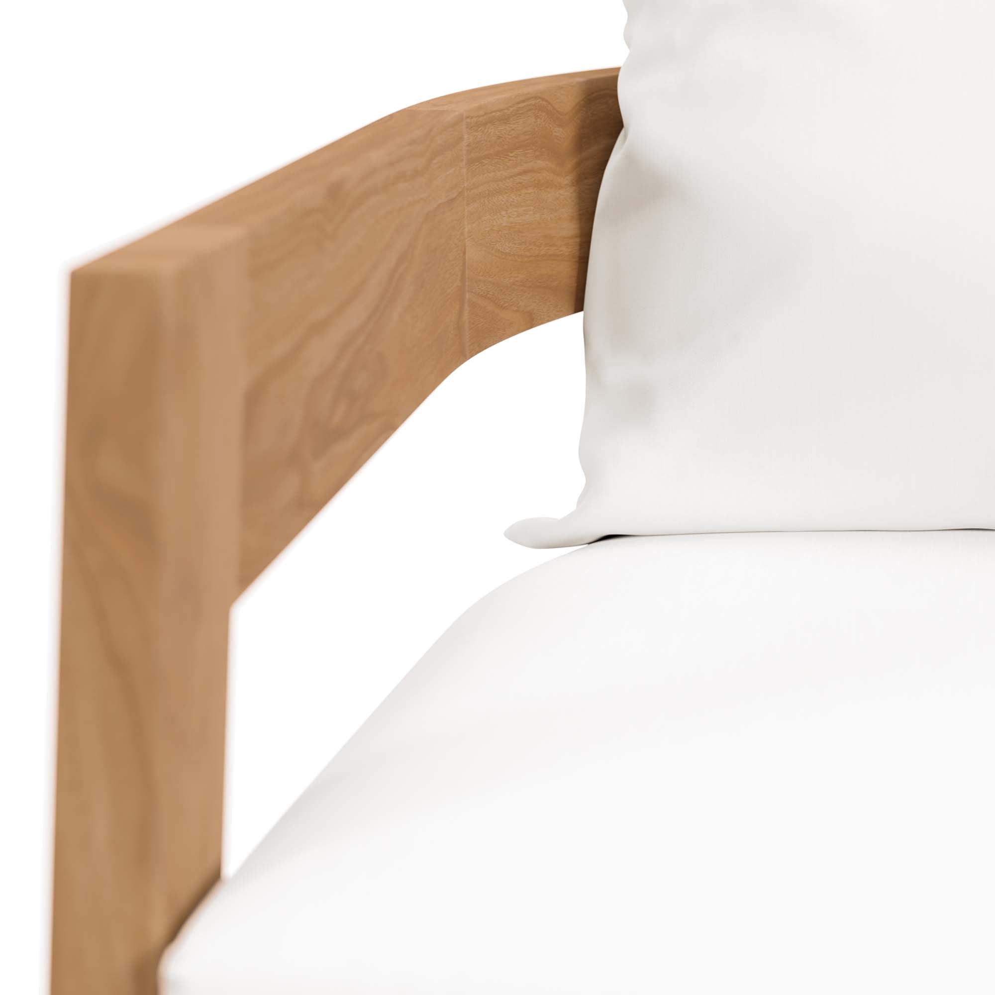 Brisbane 3-Piece Teak Wood Outdoor Patio Set, Natural White