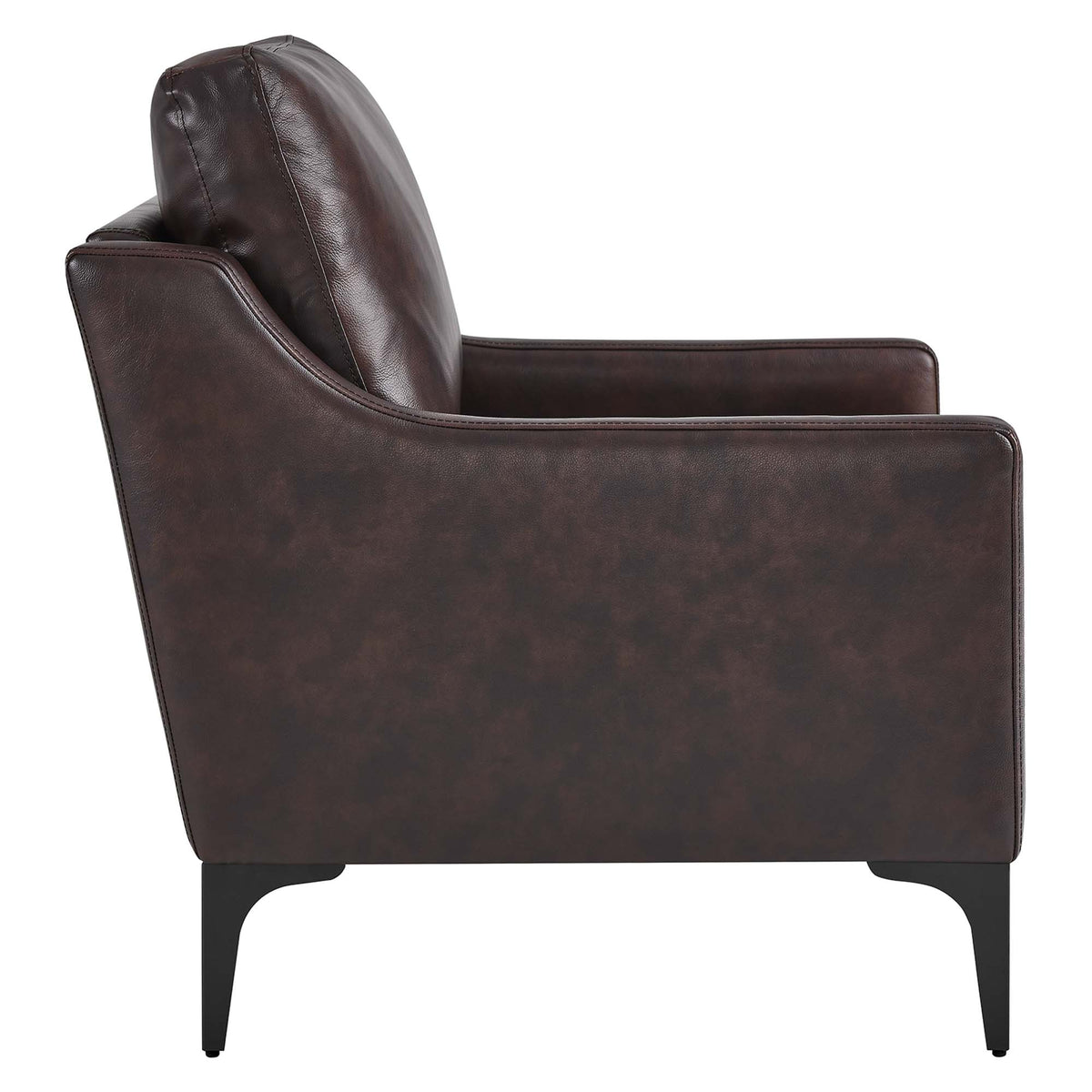 Corland Leather Armchair, Brown