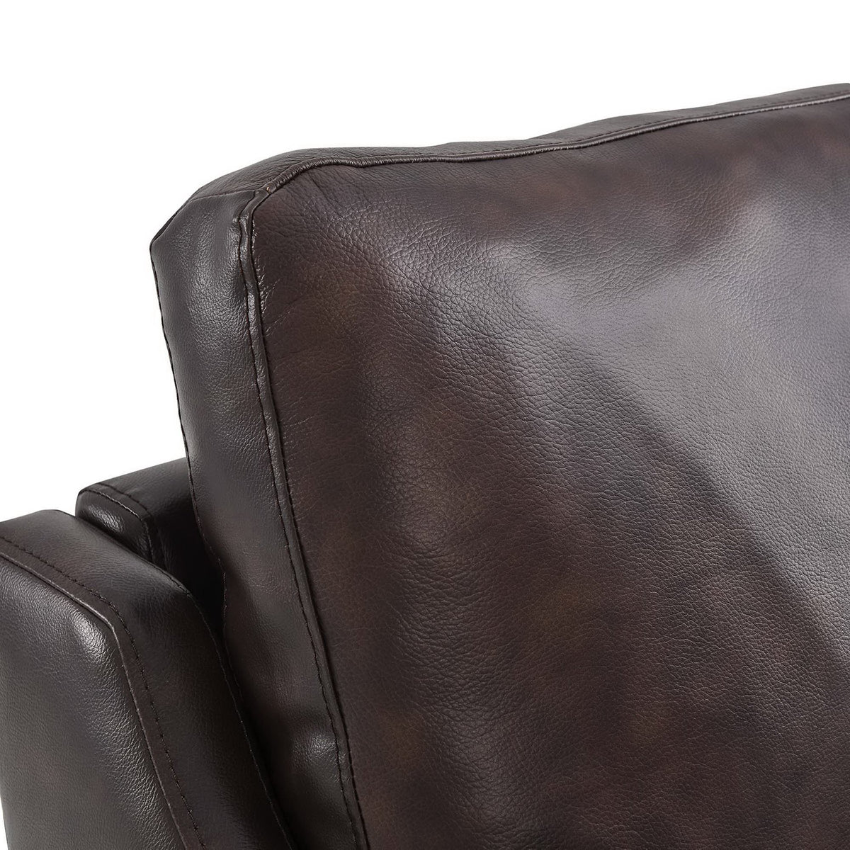 Corland Leather Armchair, Brown