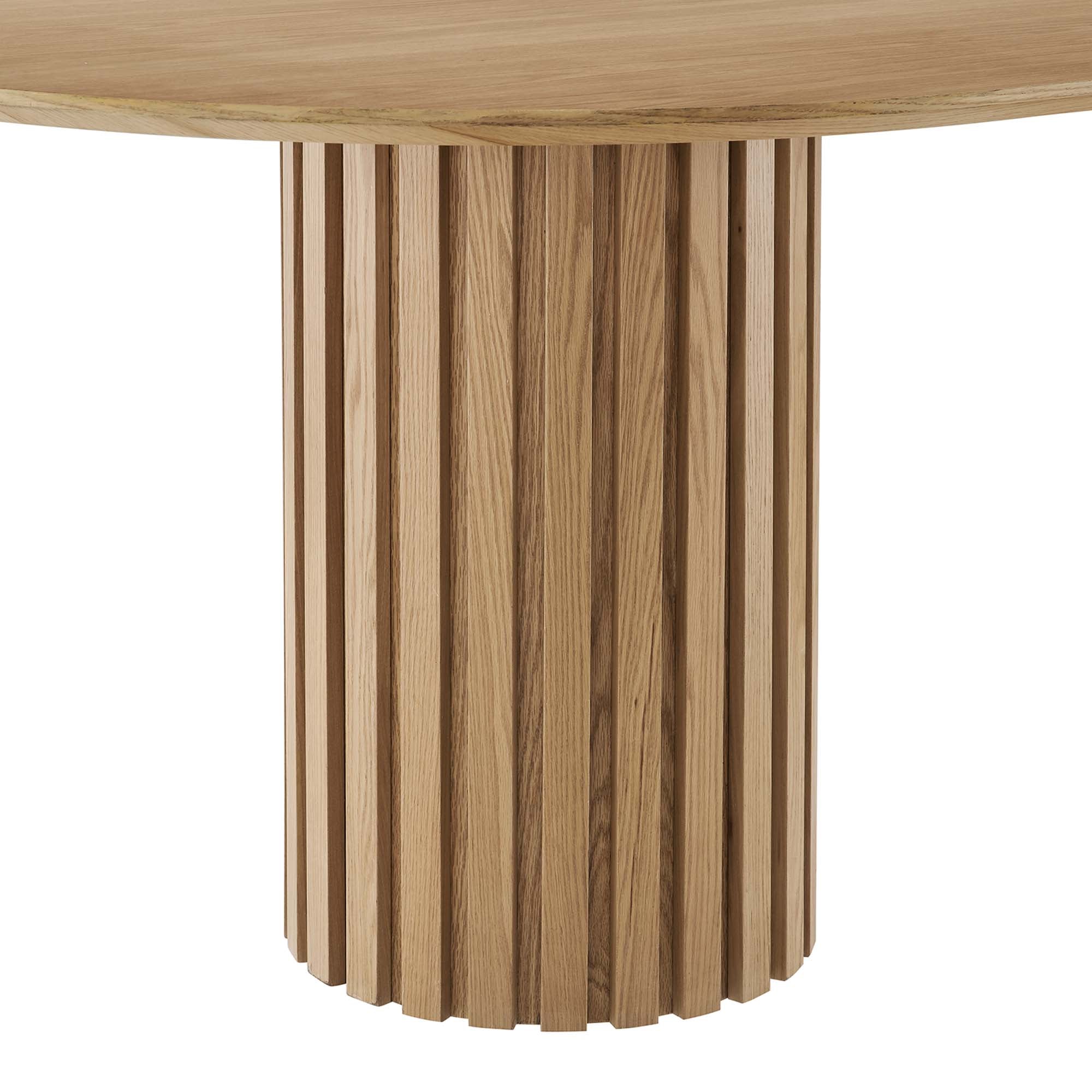 Senja 95" Oval Dining Table, Oak