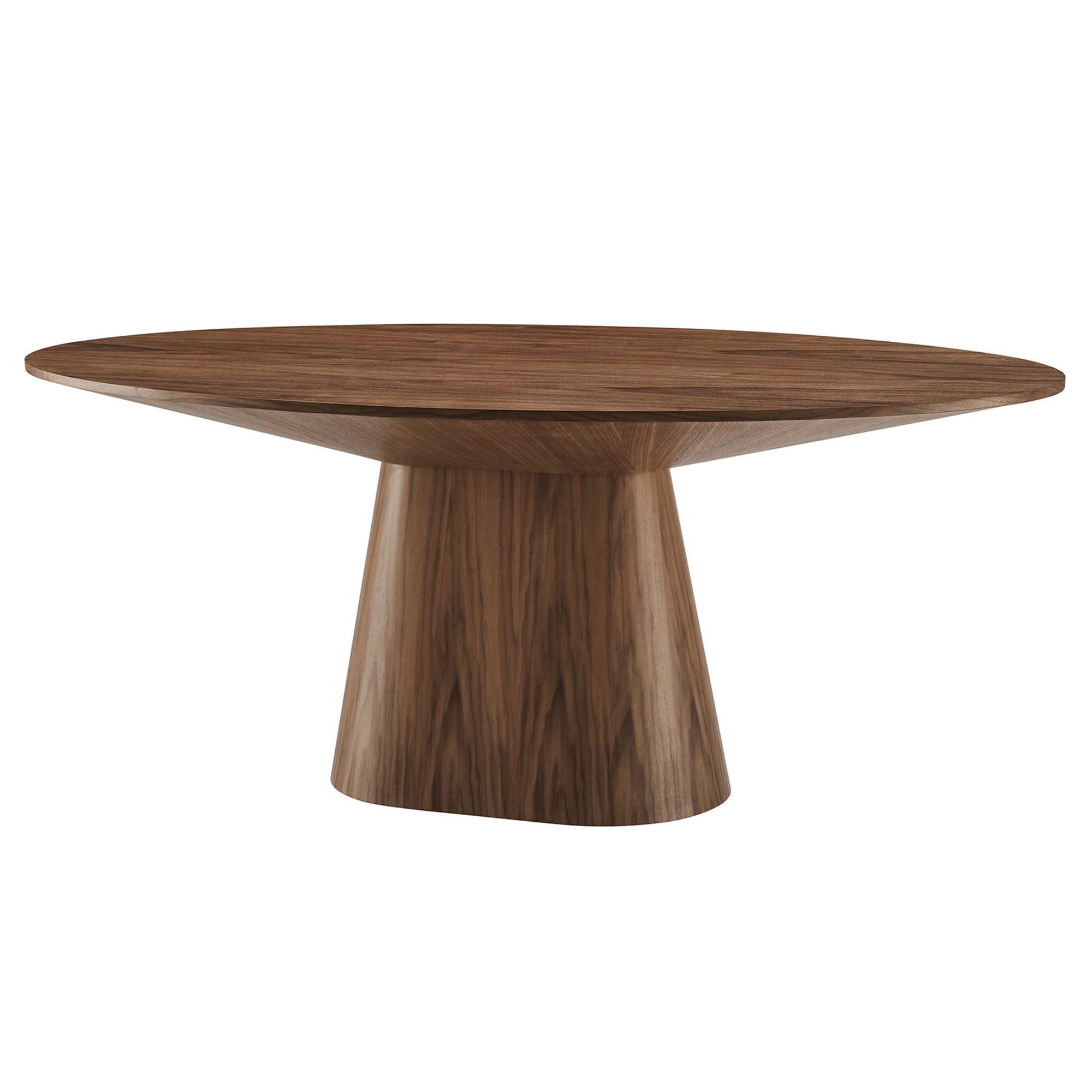Provision 75" Oval Dining Table, Walnut