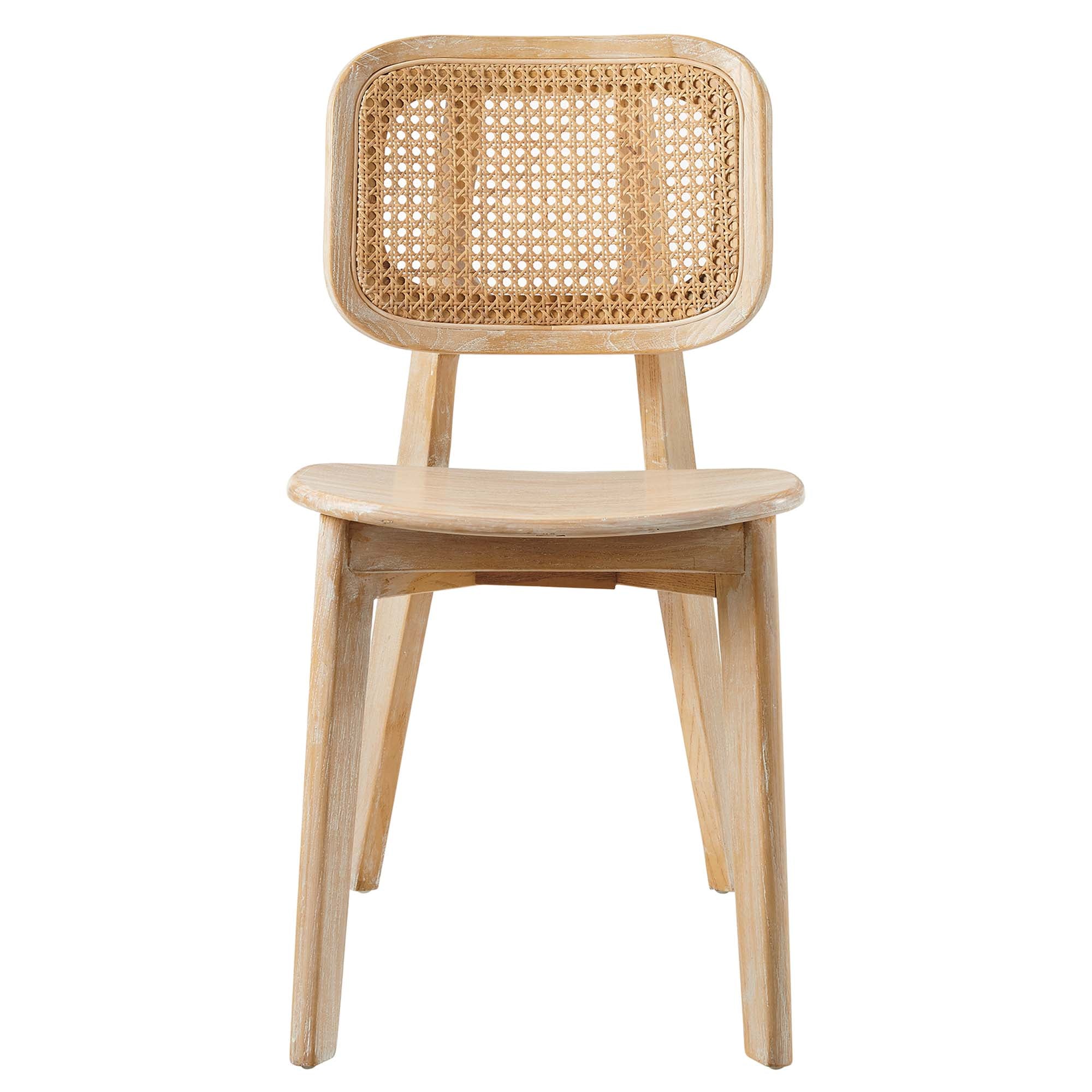 Habitat Wood Dining Side Chair Set of 2, Gray
