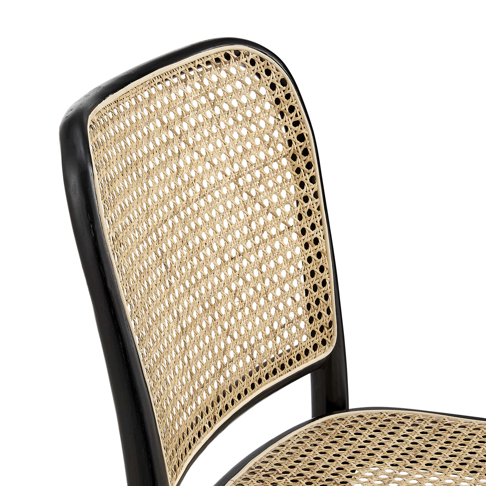 Winona Wood Dining Side Chair Set of 2, Black