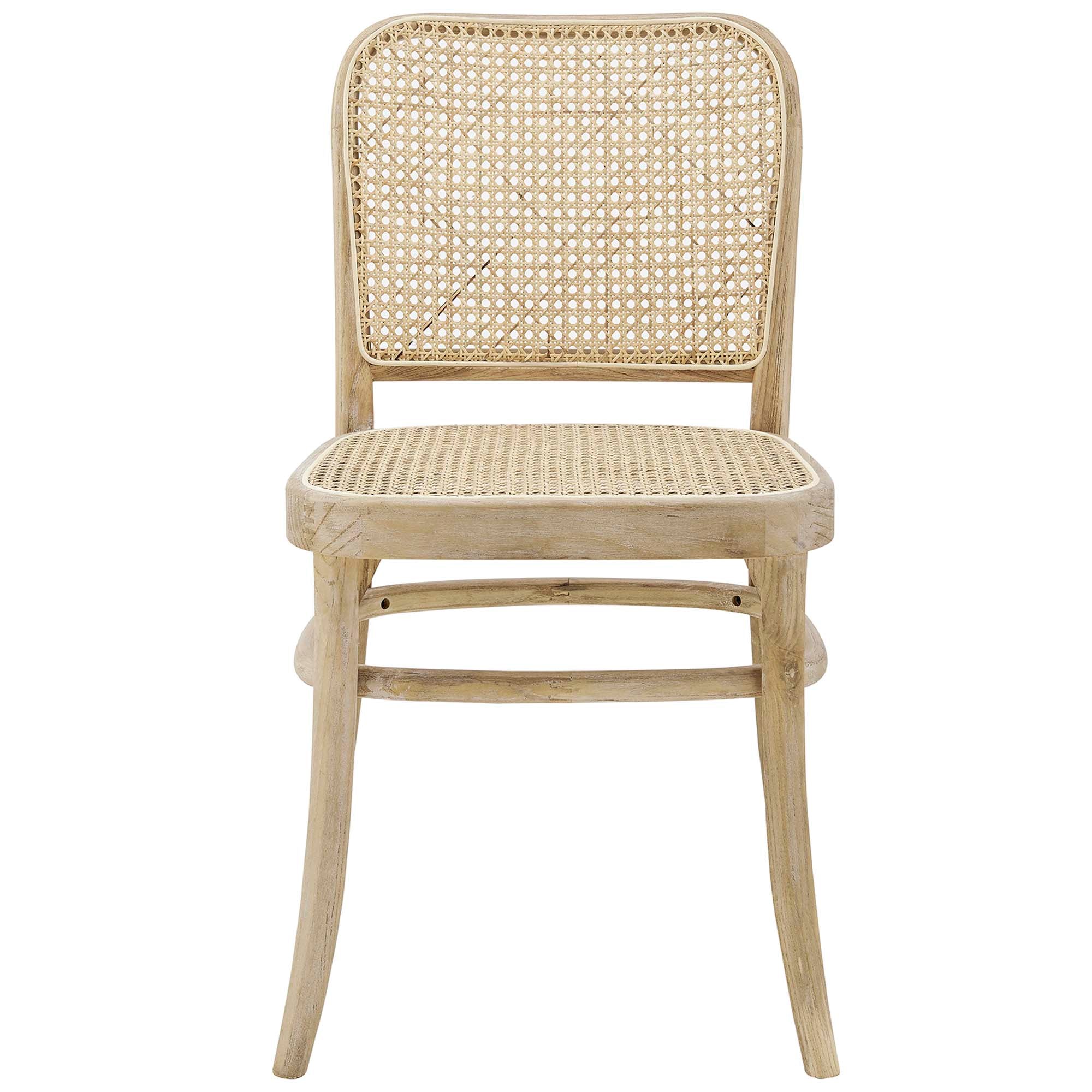 Winona Wood Dining Side Chair Set of 2, Gray