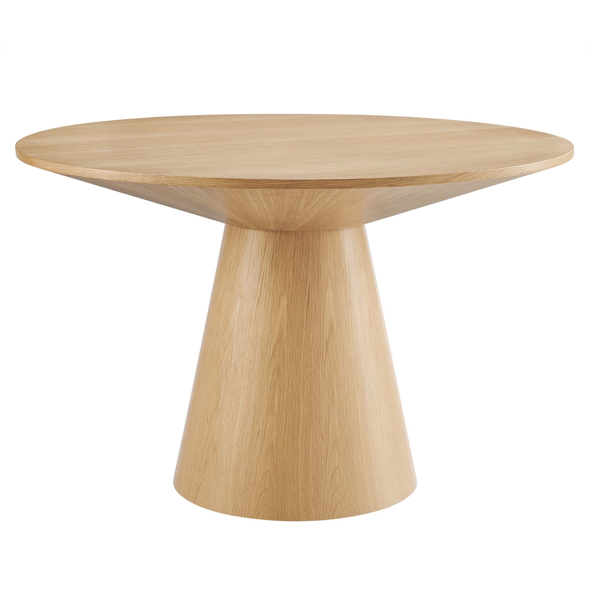 Provision 47" Round Dining Table, Oak