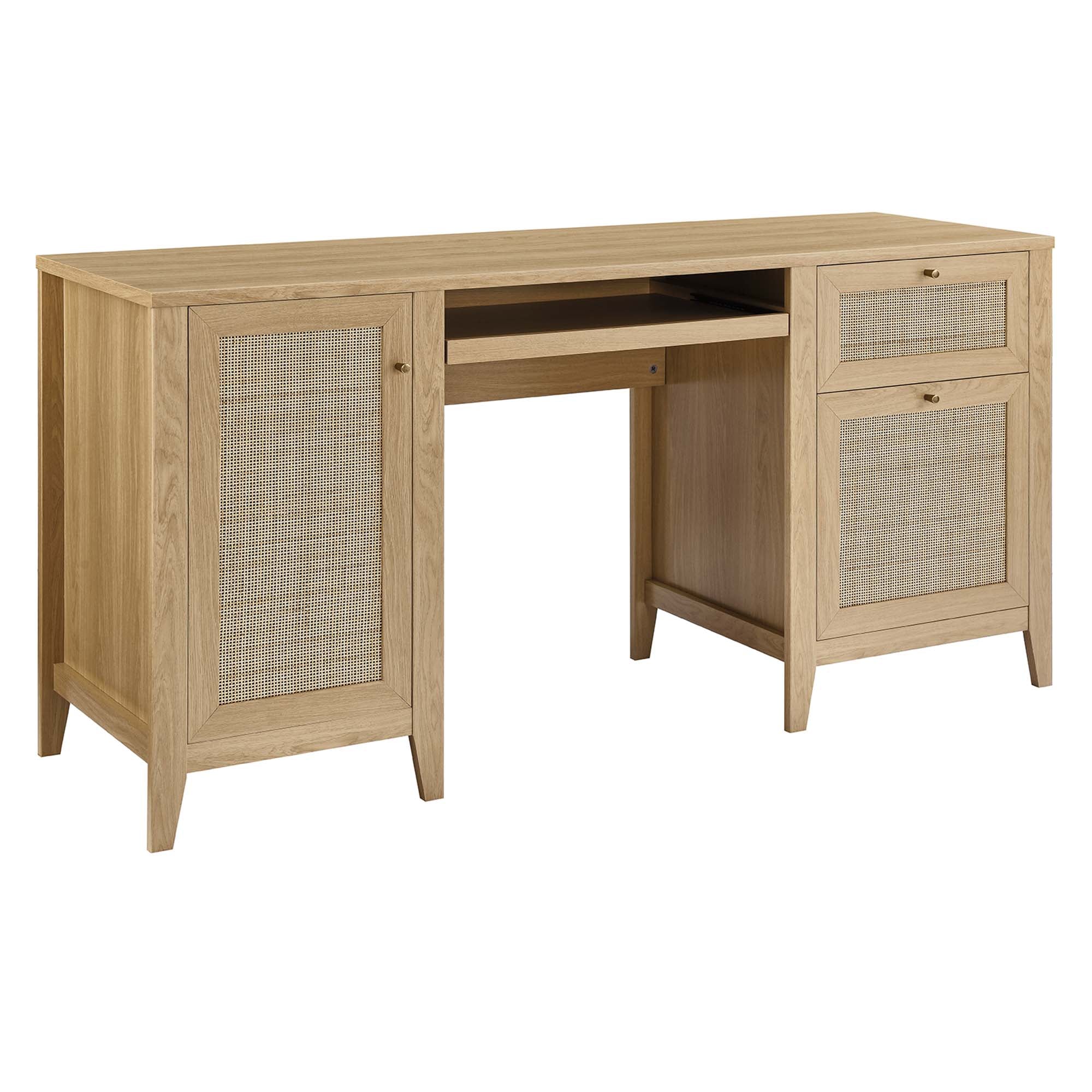 Soma 63" Office Desk, Oak