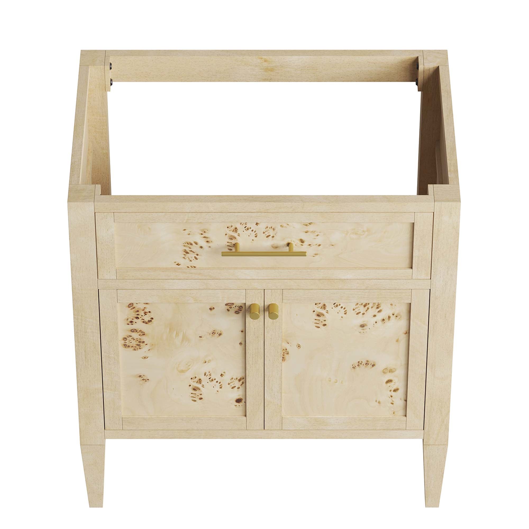 Elysian 30" Bathroom Vanity Cabinet (Sink Basin Not Included), Burgundy