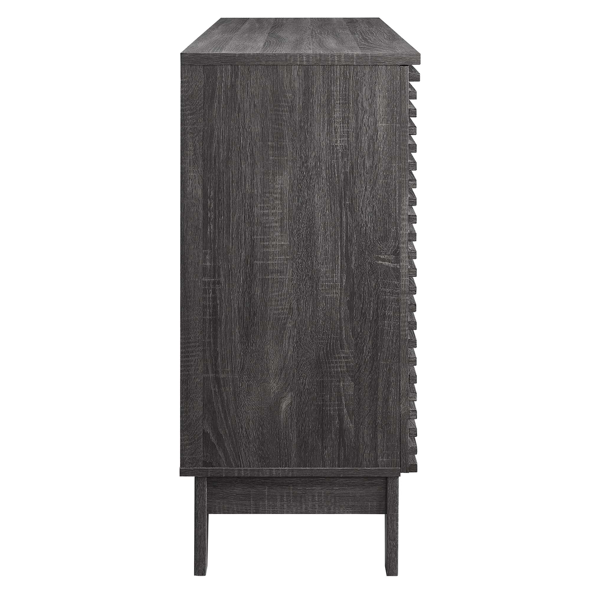 Render Bar Cabinet, Charcoal