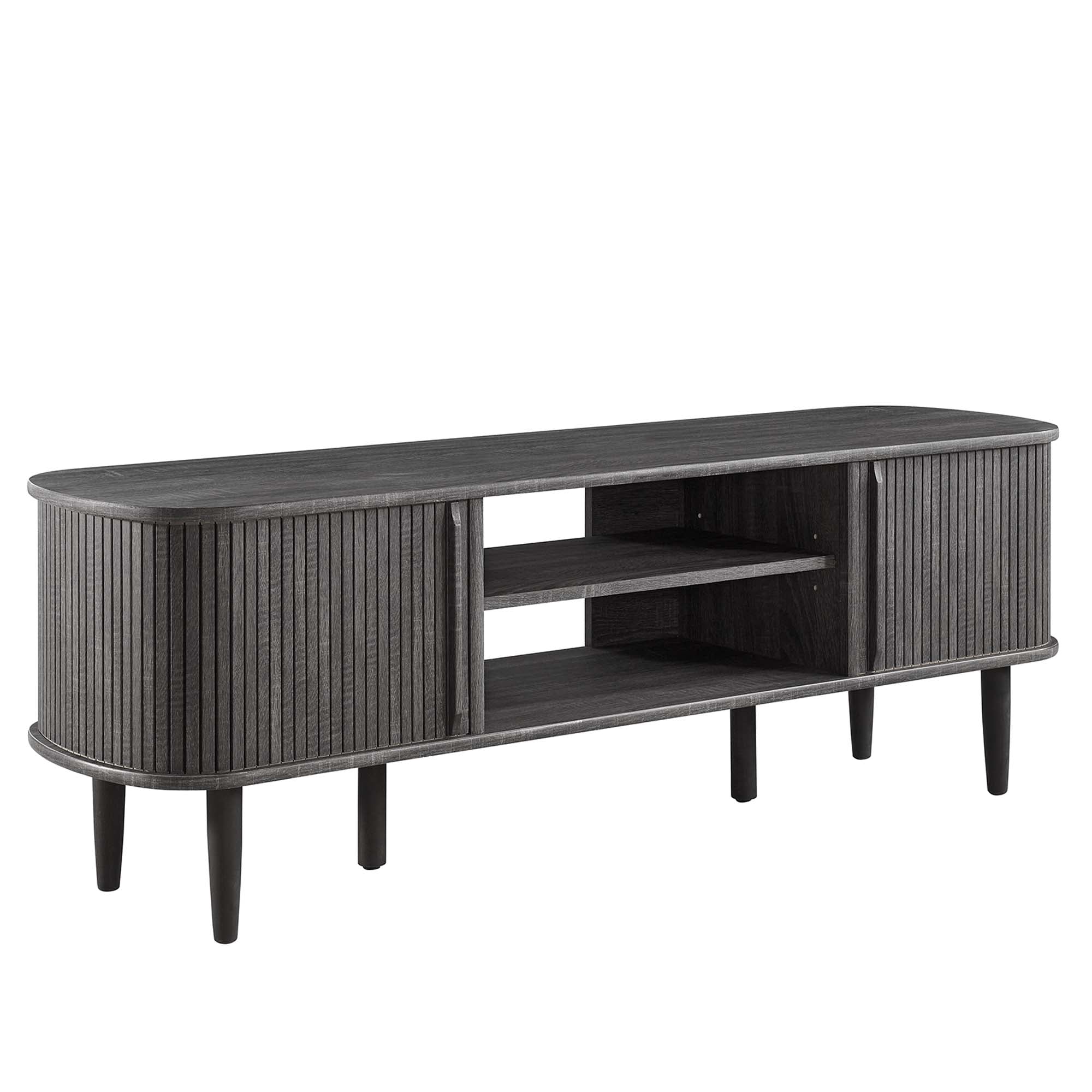 Contour 55" TV Stand, Charcoal