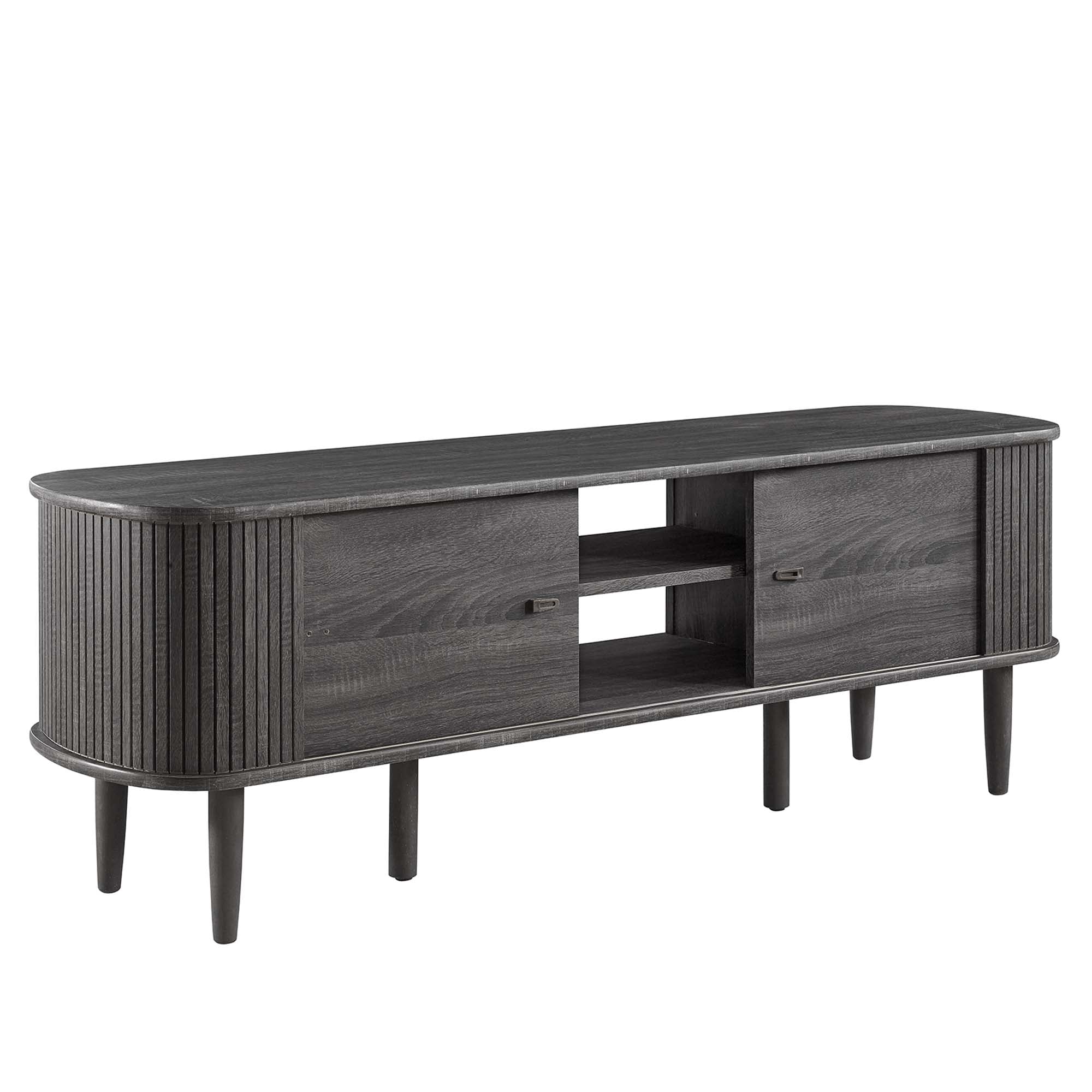 Contour 55" TV Stand, Charcoal