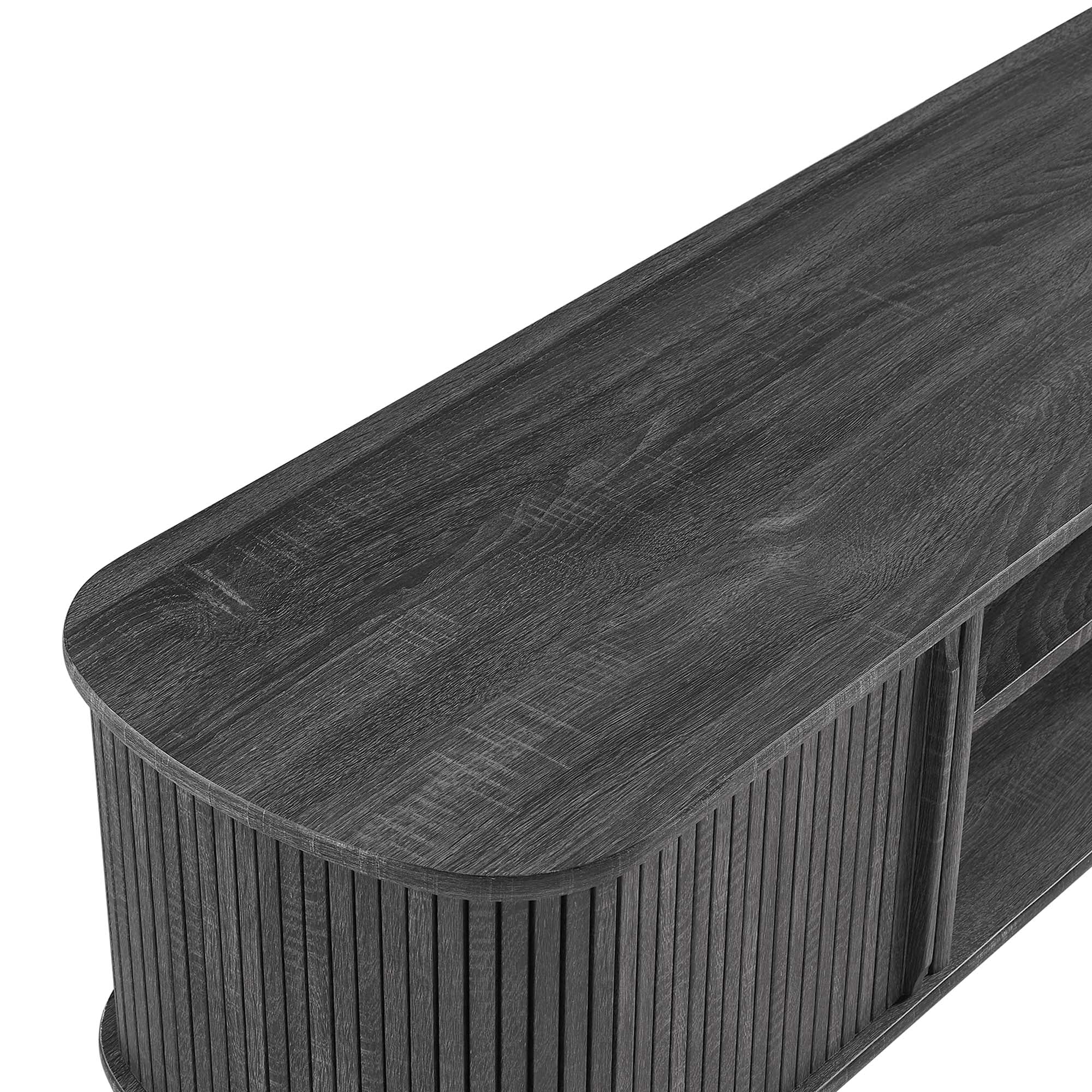 Contour 55" TV Stand, Charcoal