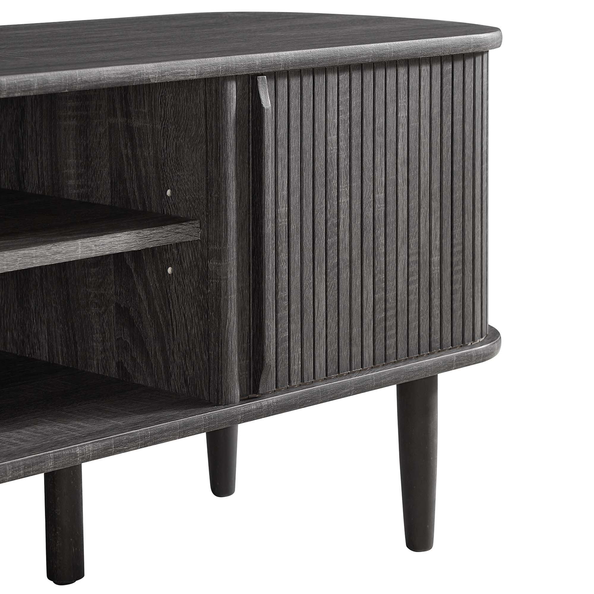 Contour 55" TV Stand, Charcoal
