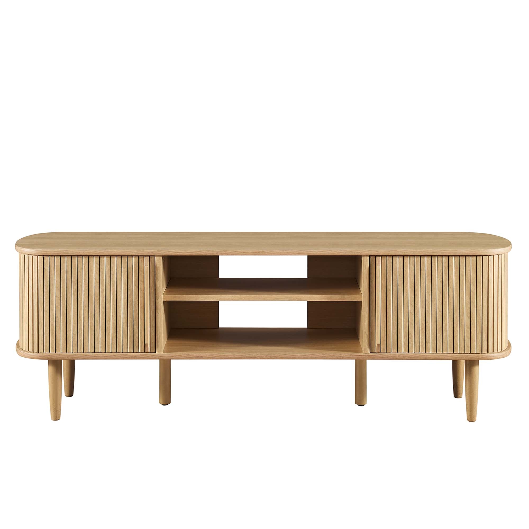 Contour 55" TV Stand, Oak