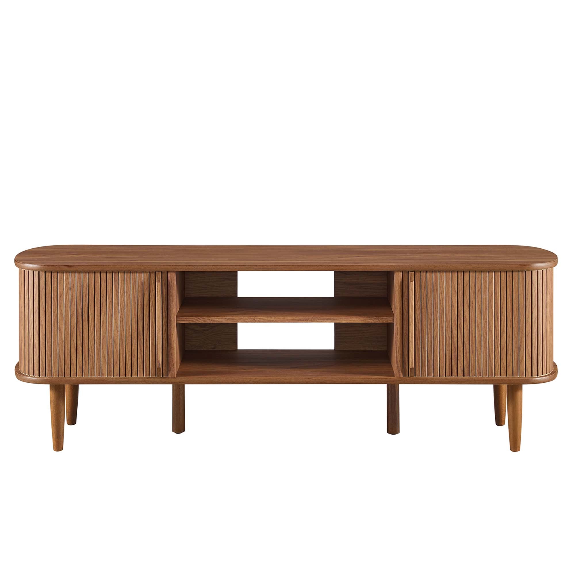 Contour 55" TV Stand, Walnut
