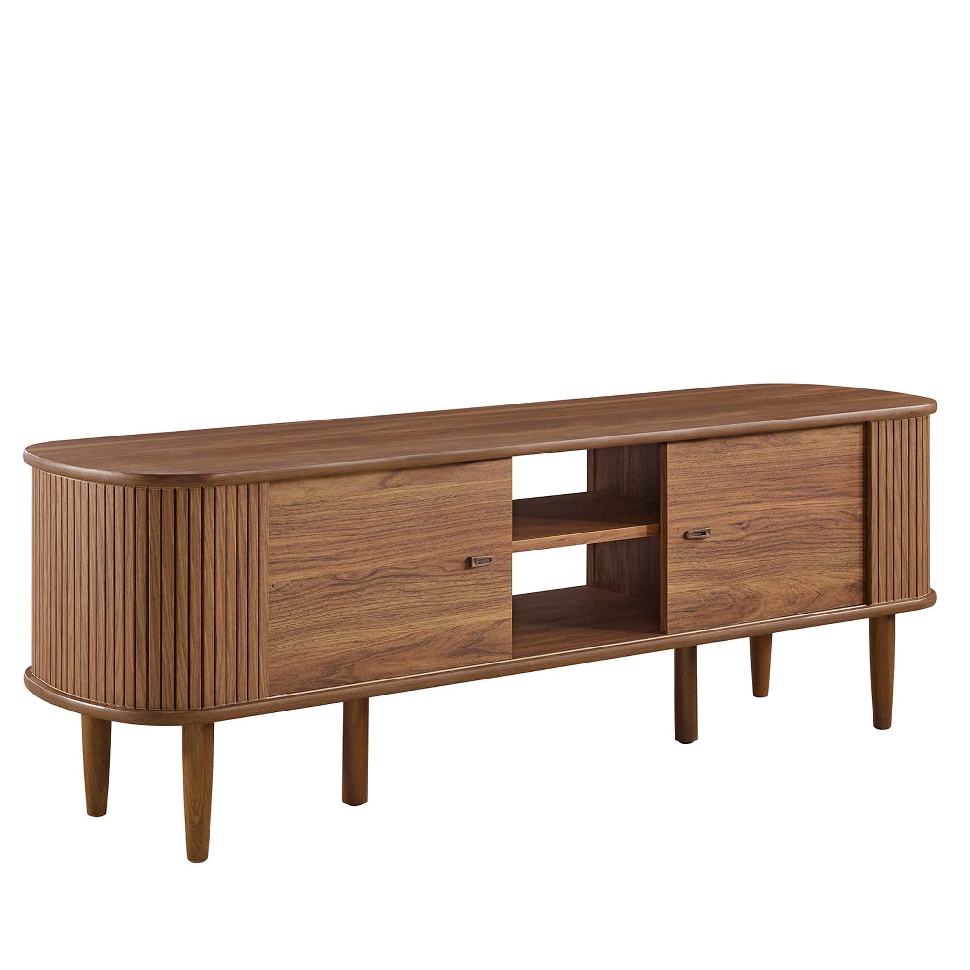 Contour 55" TV Stand, Walnut
