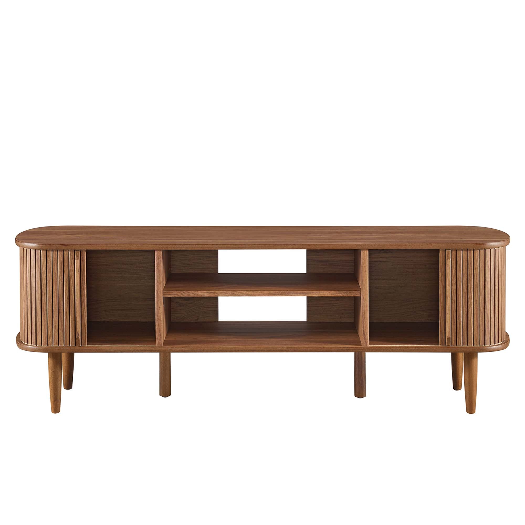 Contour 55" TV Stand, Walnut