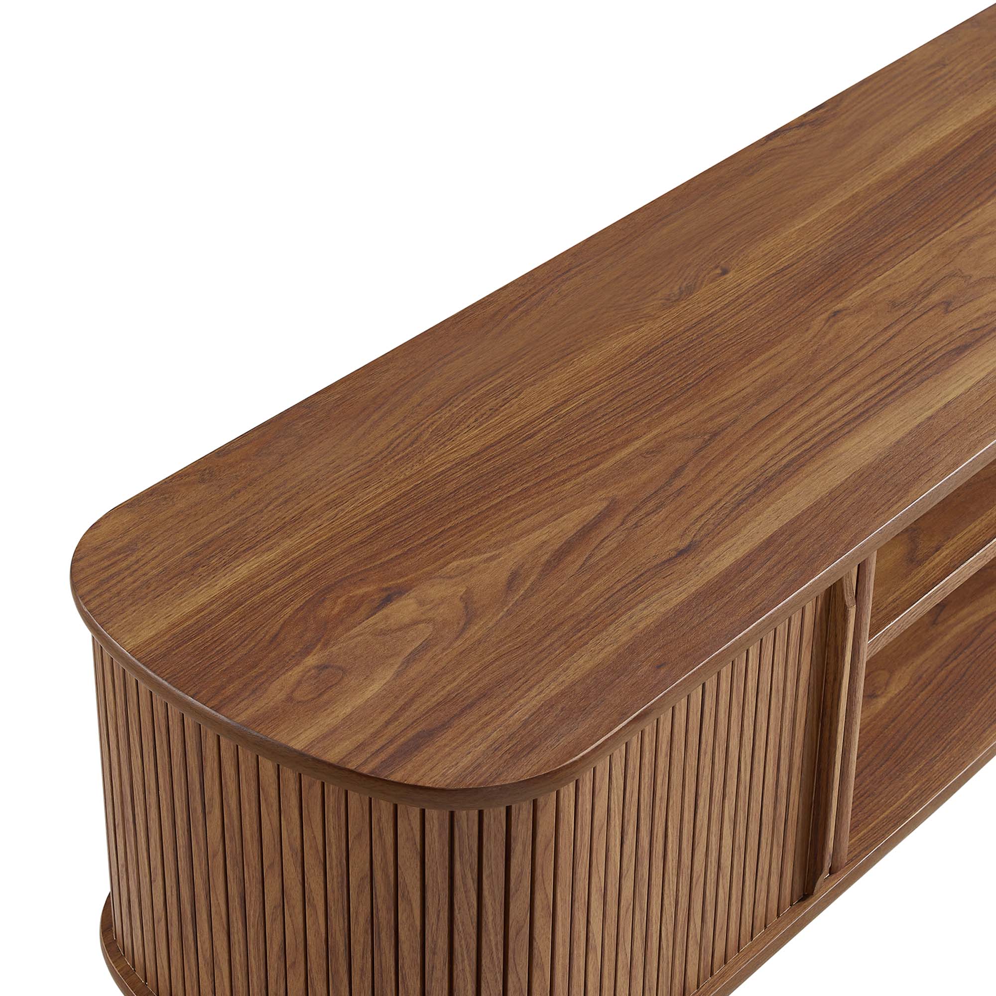 Contour 55" TV Stand, Walnut