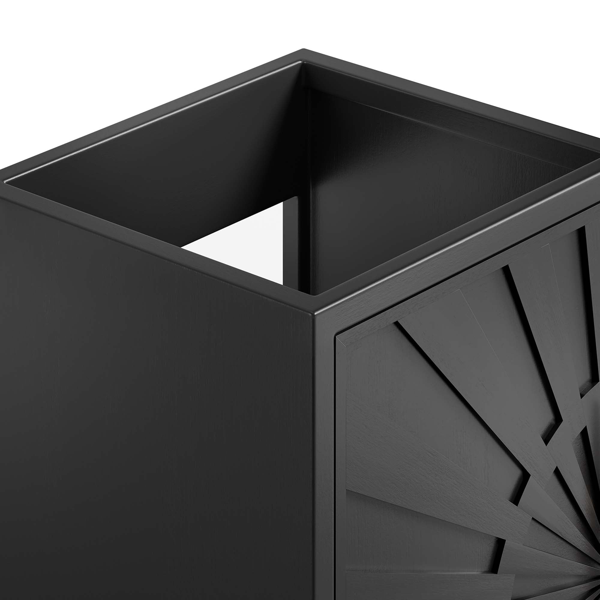 Awaken 18" Bathroom Vanity Cabinet, Black