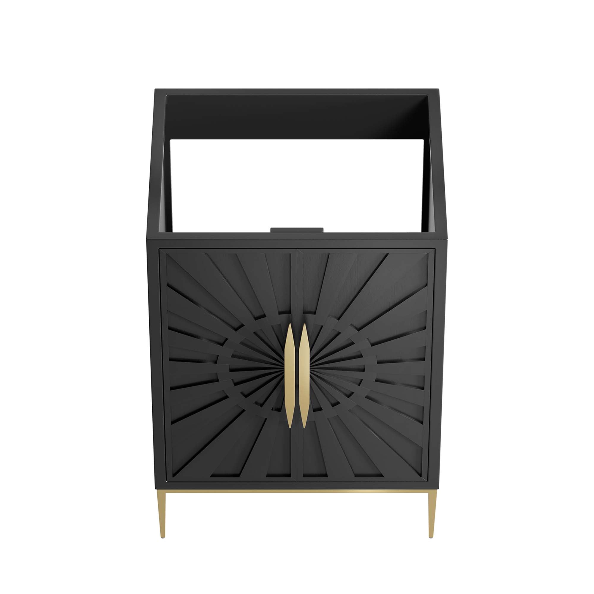 Awaken 24" Bathroom Vanity Cabinet, Black