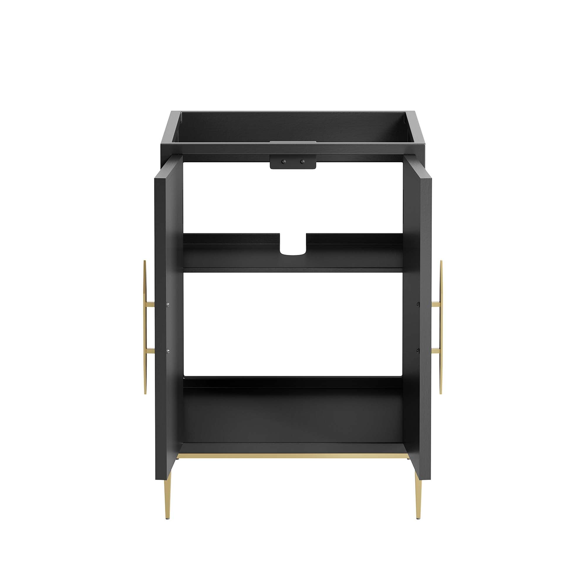 Awaken 24" Bathroom Vanity Cabinet, Black