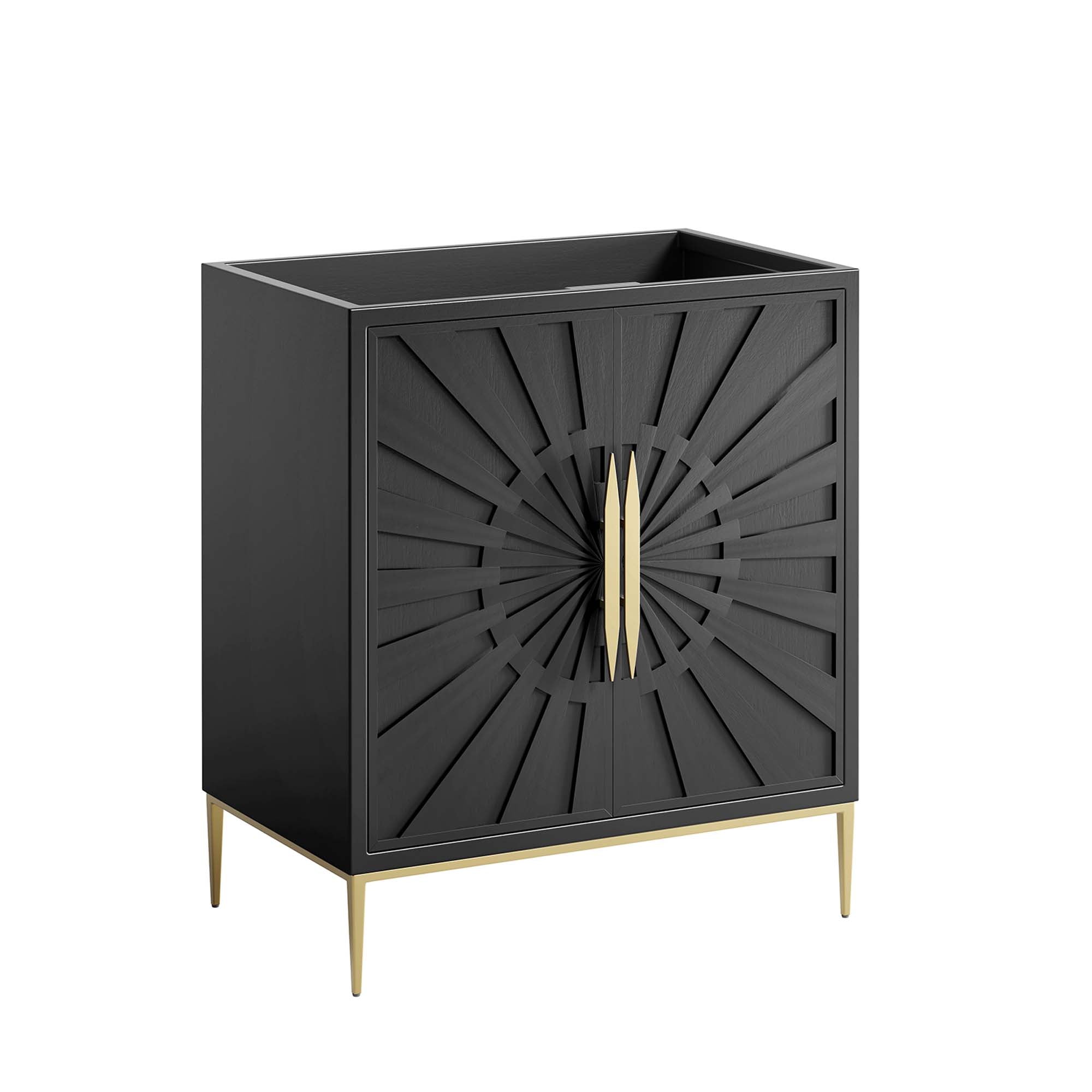 Awaken 30" Bathroom Vanity Cabinet, Black