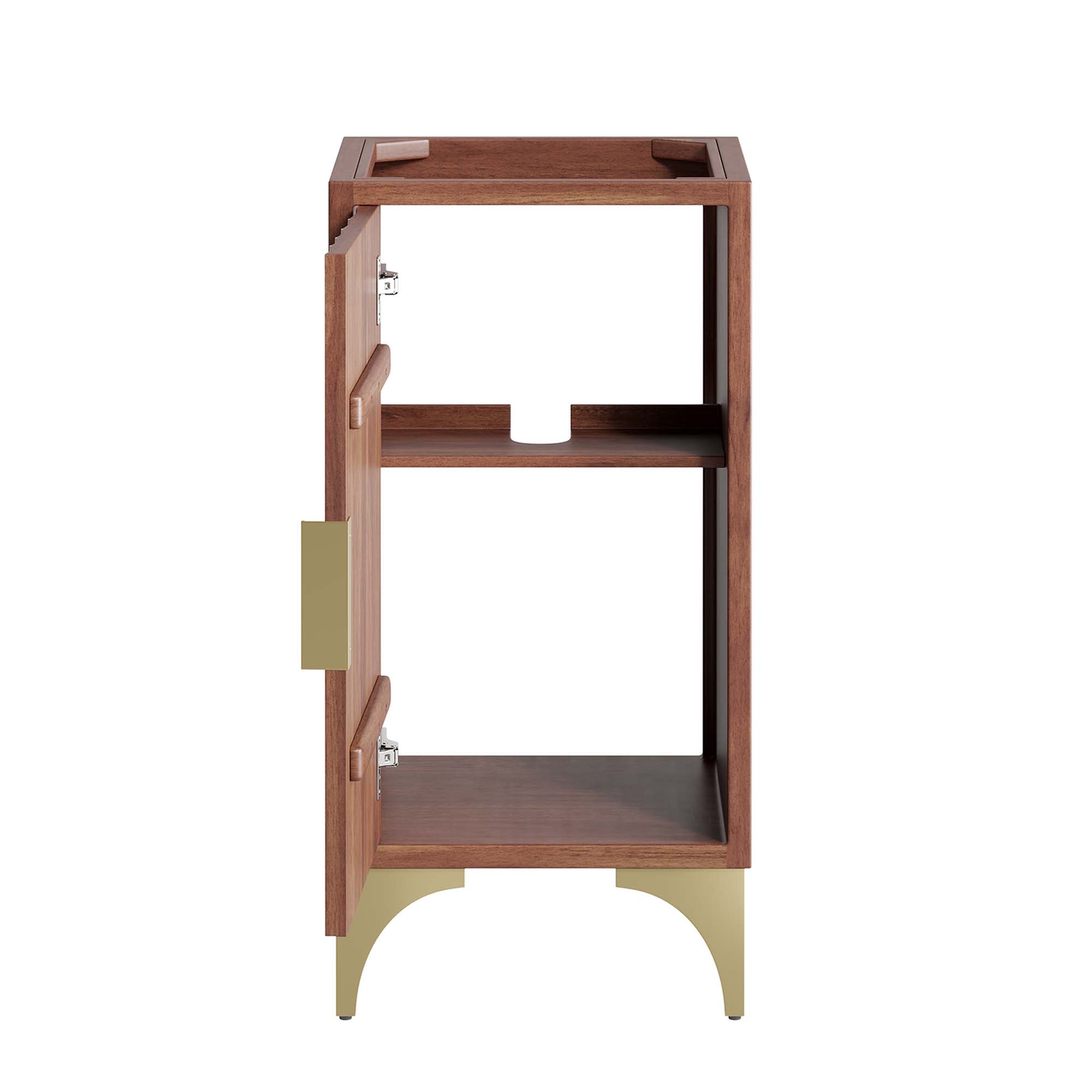 Daylight 18" Bathroom Vanity Cabinet, Walnut