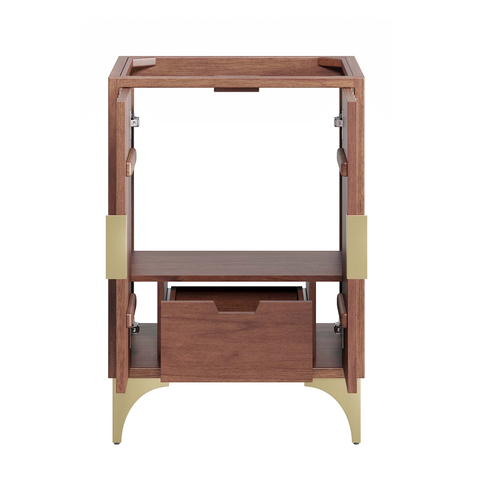 Daylight 24" Bathroom Vanity Cabinet, Walnut